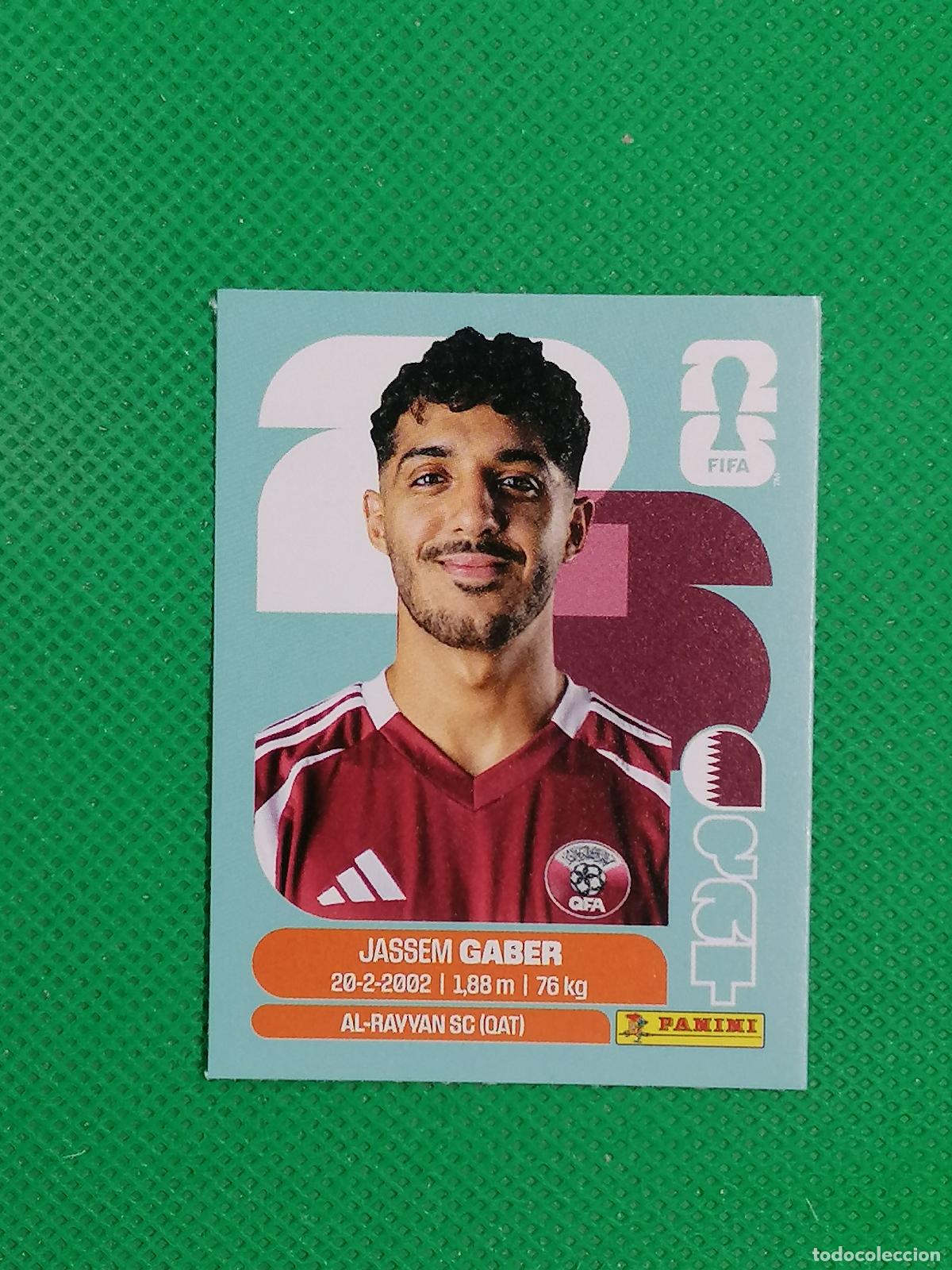 Cromos de f&uacute;tbol: JASSEM GABER CATAR QAT UPDATE SET ⚽ PANINI FIFA MUNDIAL WORLD CUP 26 2026 STICKER ⚽