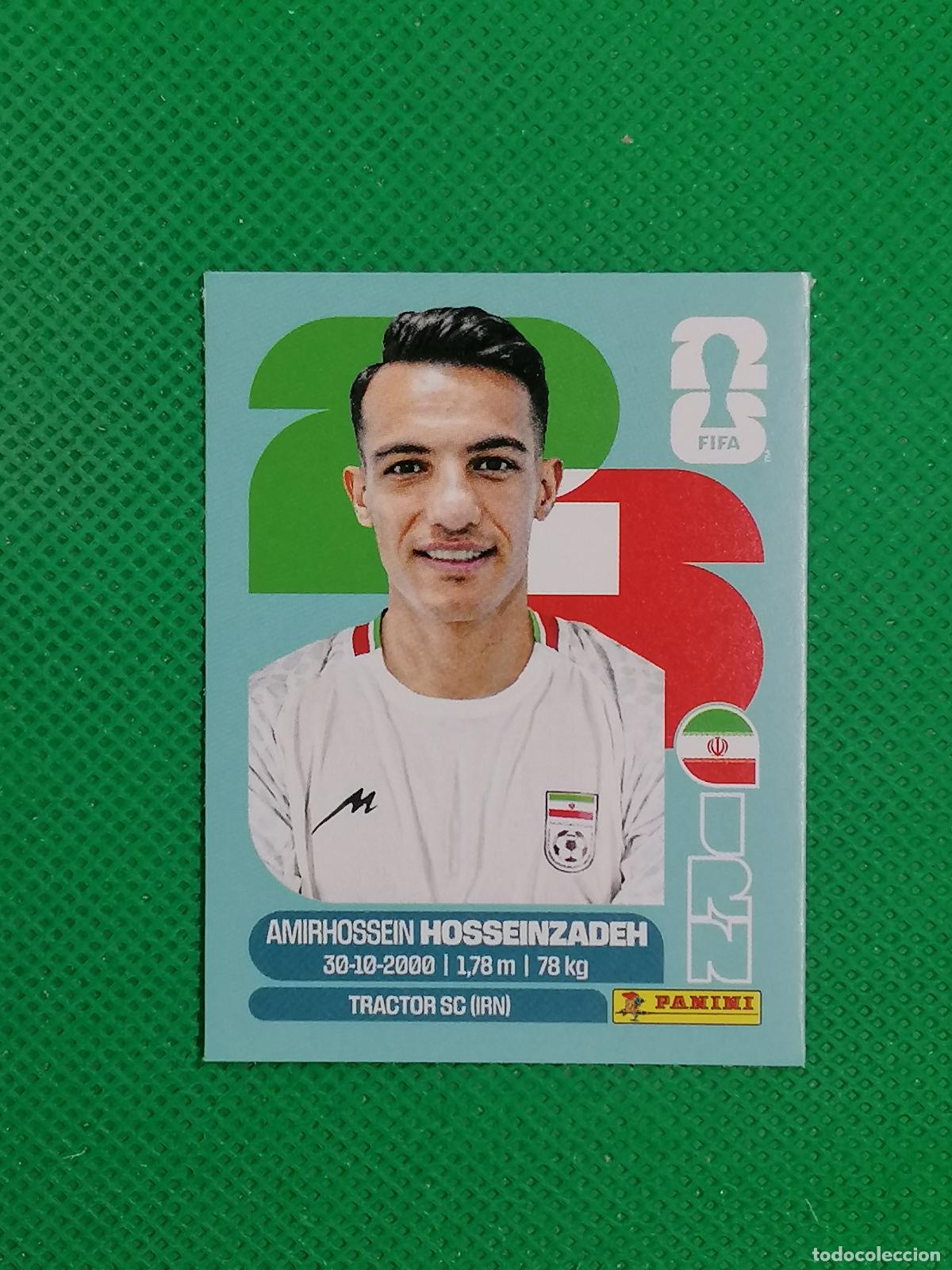 Cromos de f&uacute;tbol: AMIRHOSSEIN HOSSEINZADEH IRAN IRN UPDATE SET ⚽ PANINI FIFA MUNDIAL WORLD CUP 26 2026 STICKER ⚽