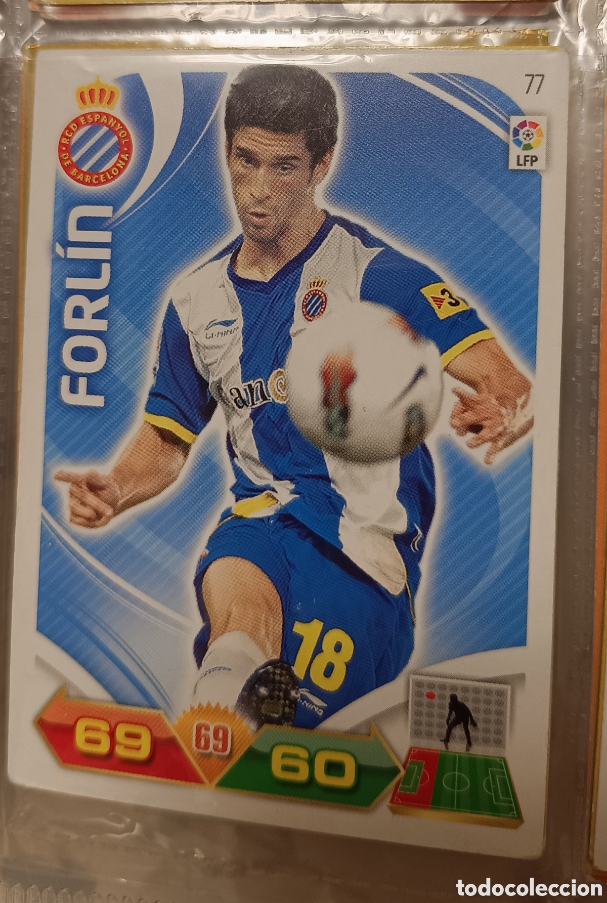 Cromos de f&uacute;tbol: 77 FORLIN Liga adrenalyn 11/12