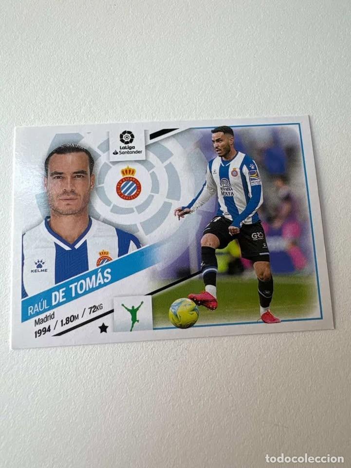 Cromos de f&uacute;tbol: Cromo Ra&uacute;l De Tom&aacute;s Espanyol 19 Liga Este 2022-23