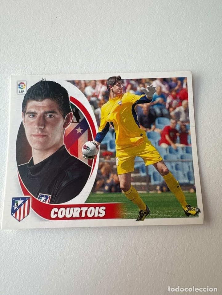 Cromos de f&uacute;tbol: Cromo Thibaut Courtois Atl&eacute;tico de Madrid 1 Liga Este 2012-13