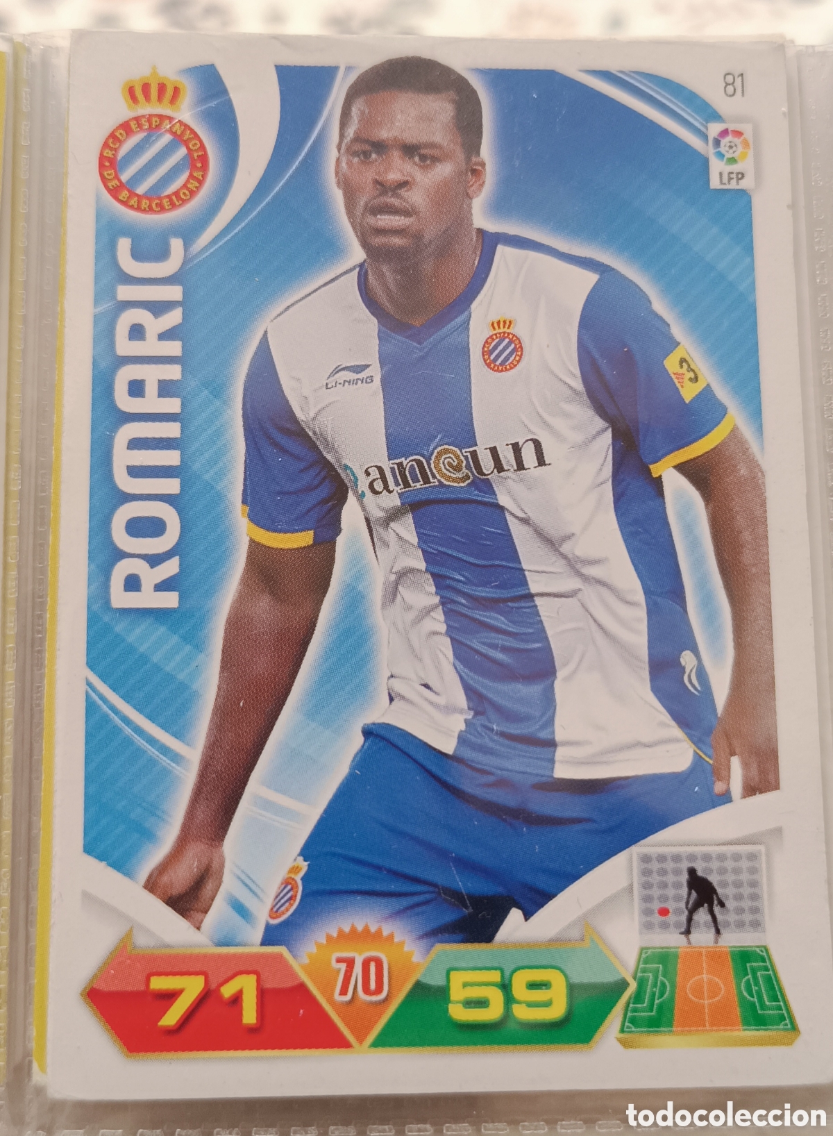 Cromos de f&uacute;tbol: 81 Romaric R.C.D.Espa&ntilde;ol adrenalyn 11/12