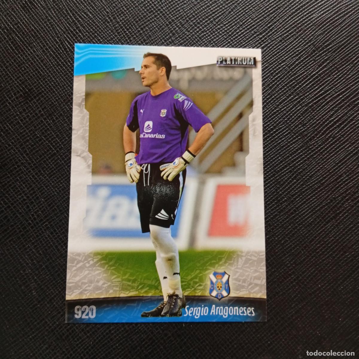 Cromos de f&uacute;tbol: 920 SERGIO ARAGONESES TENERIFE MUNDICROMO QUIZ GAME 2008 2009 FUTBOL 08 09 - A212 PG40