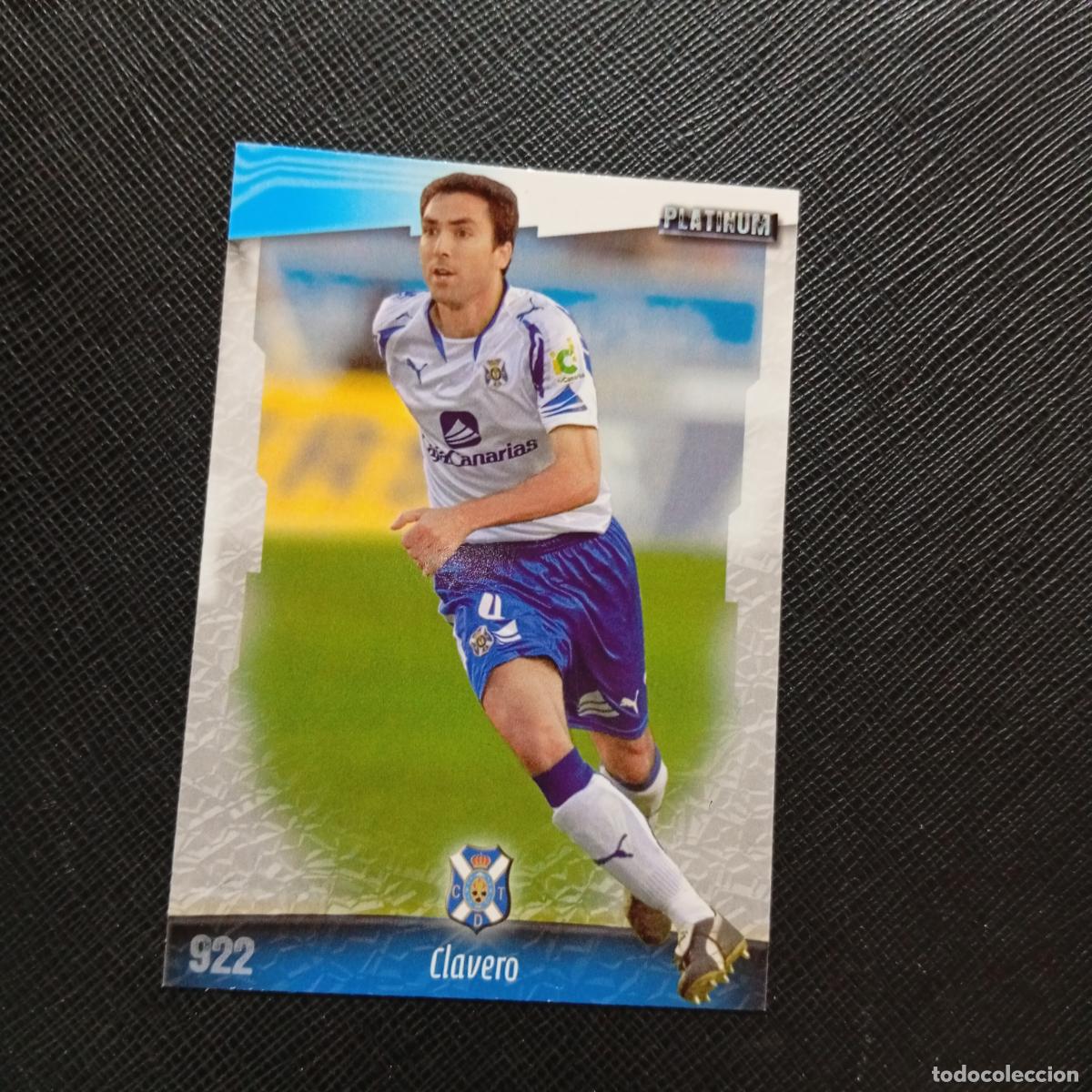 Cromos de f&uacute;tbol: 922 CLAVERO TENERIFE MUNDICROMO QUIZ GAME 2008 2009 FUTBOL 08 09 - A212 PG40