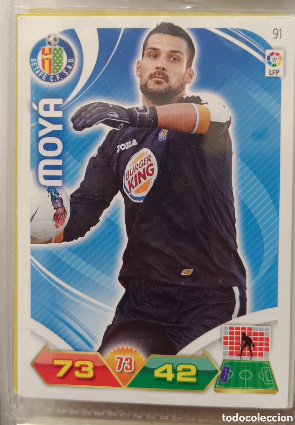Cromos de f&uacute;tbol: 91 Moya adrenalyn 11/12