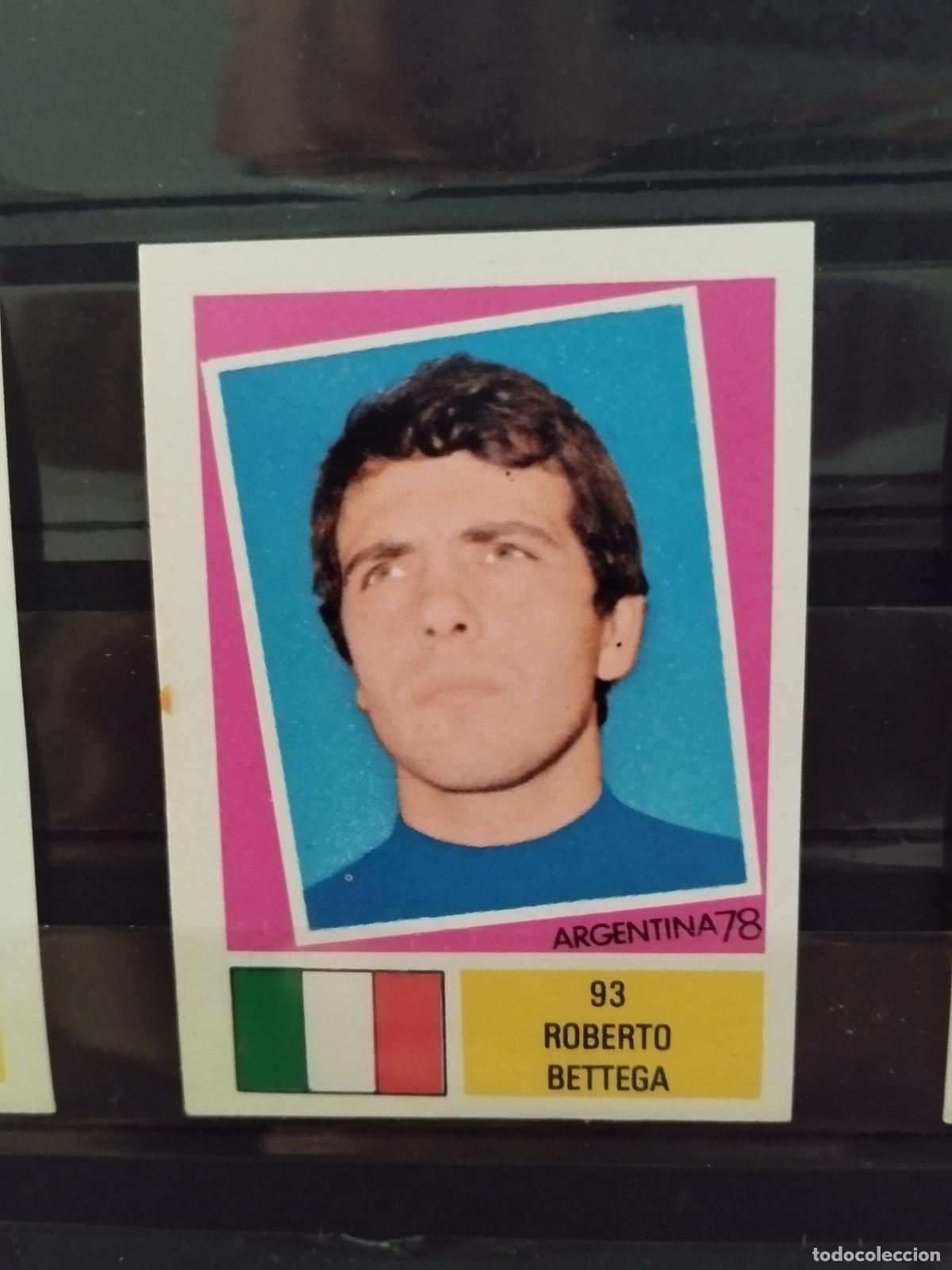 Cromos de f&uacute;tbol: MUNDIAL DE FUTBOL ARGENTINA 1978. ED. FHER. N 93. ROBERTO BETTEGA. ITALIA.