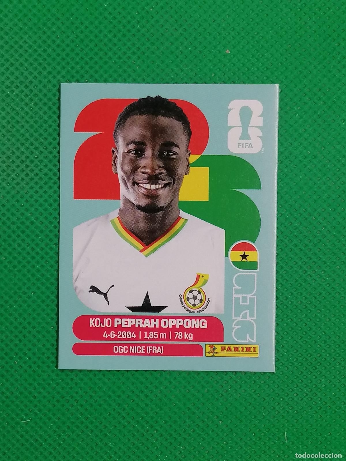 Cromos de f&uacute;tbol: KOJO PEPRAH OPPONG GHANA GHA UPDATE SET ⚽ PANINI FIFA MUNDIAL WORLD CUP 26 2026 STICKER ⚽