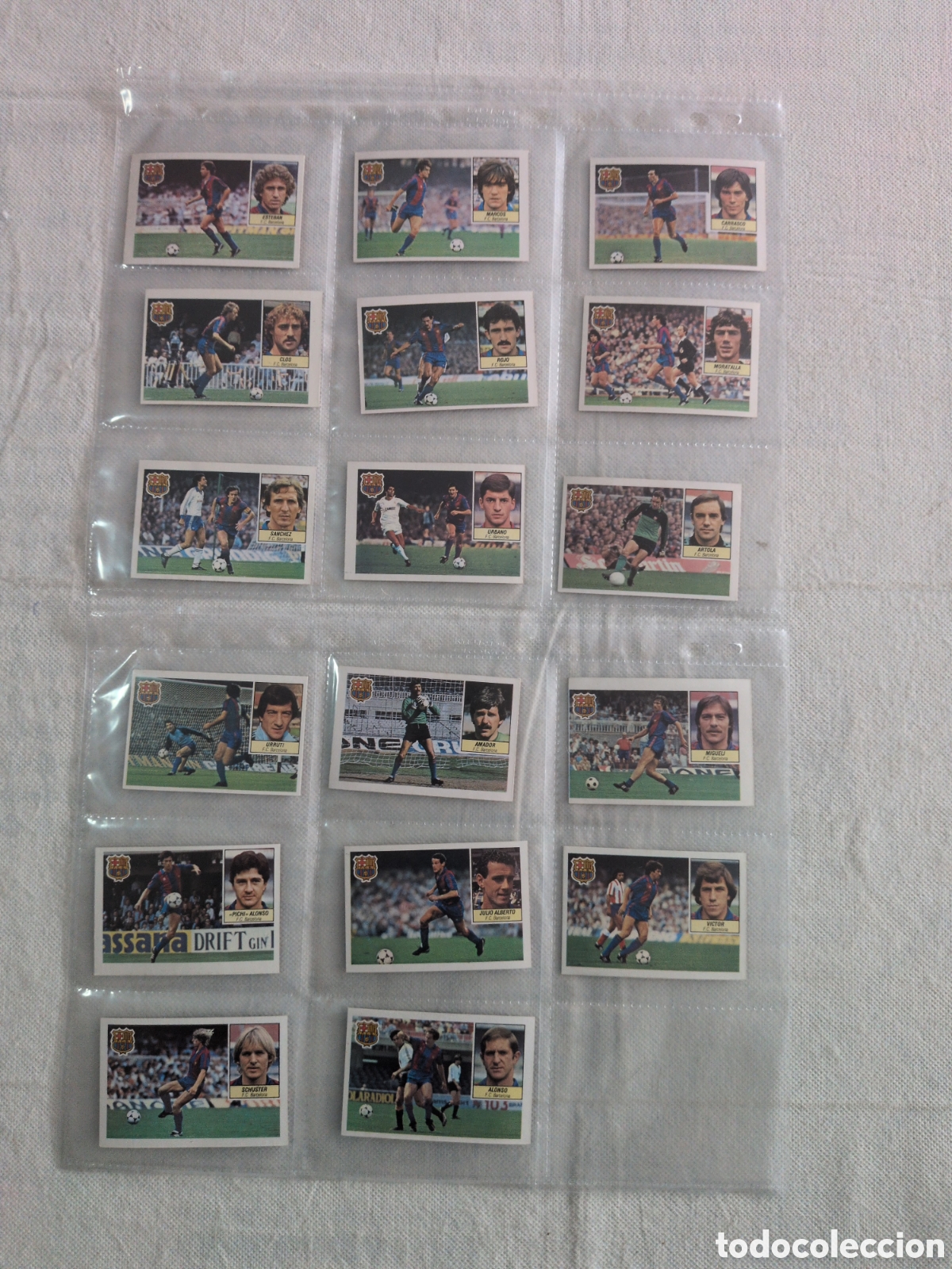Cromos de Futebol: LOTE DE 17 CROMOS DIFERENTES LIGA 84 85 ESTE. BARCELONA. EXCELENTE ESTADO