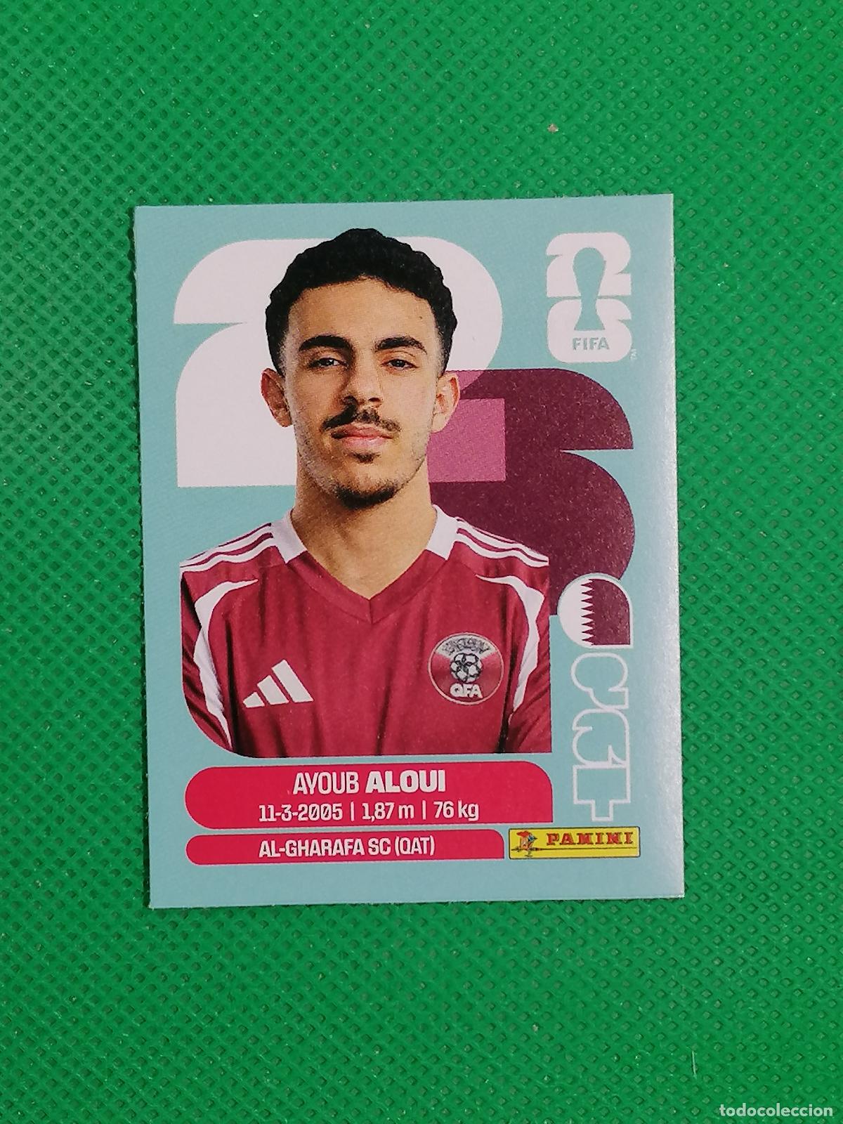 Cromos de Futebol: AYOUB ALOUI CATAR QAT UPDATE SET ⚽ PANINI FIFA MUNDIAL WORLD CUP 26 2026 STICKER ⚽