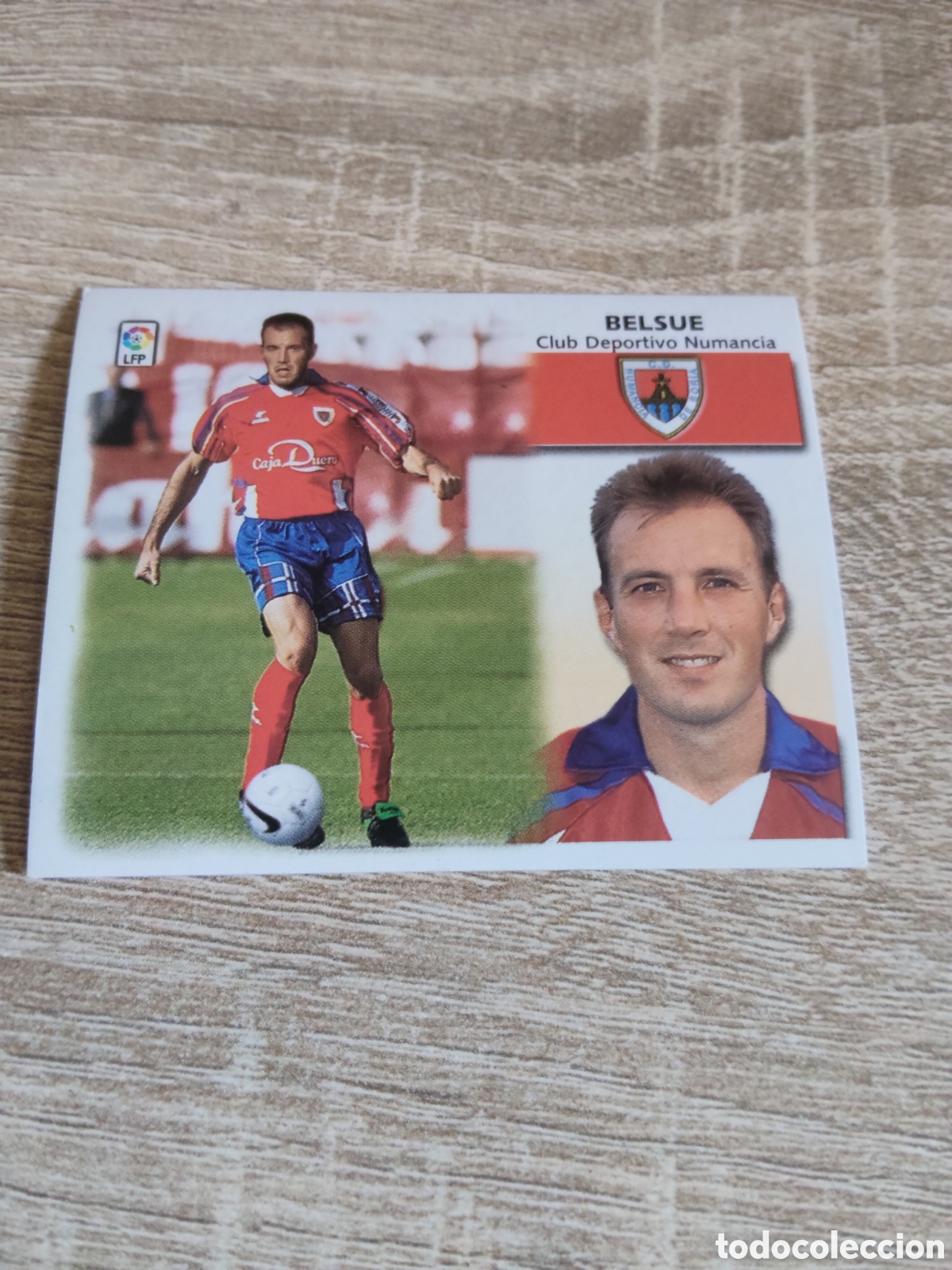 Cromos de f&uacute;tbol: Belsue coloca Numancia liga 1999 2000 99 00 ediciones este nuevo