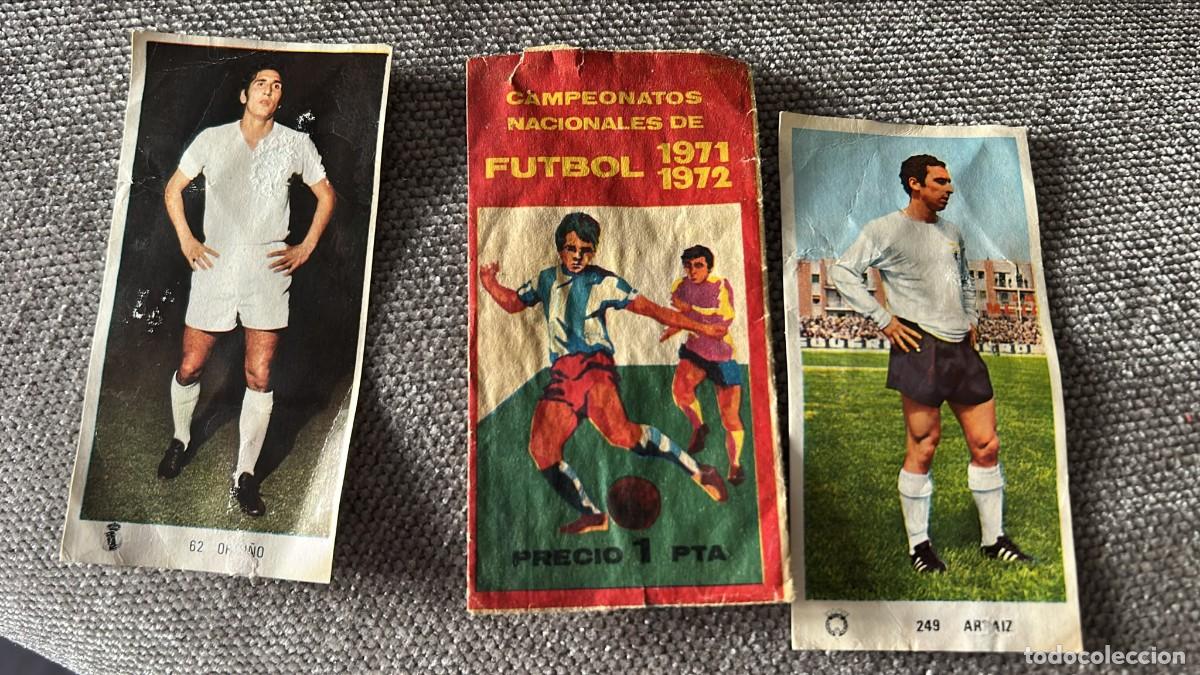 Cromos de Futebol: SOBRE FUTBOL CAMPEONATOS NACIONALES DE 1971-72 + 2 CROMOS
