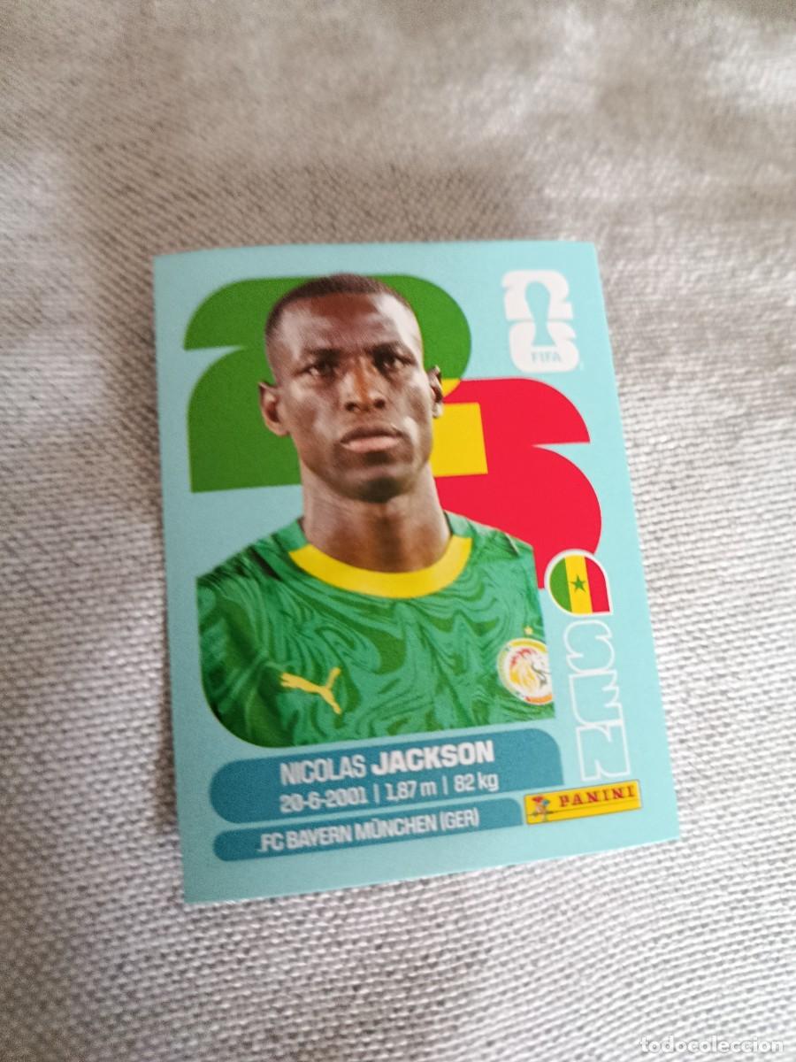 Cromos de Futebol: Mundial Estados Unidos-Mexico-Canad&aacute; 2026. 19- Nicol&aacute;s Jackson. Senegal. Nunca pegado.