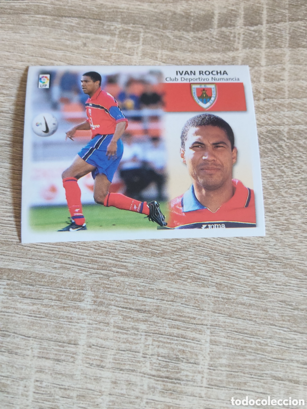 Cromos de f&uacute;tbol: Iv&aacute;n Rocha coloca Numancia liga 1999 2000 99 00 ediciones este nuevo