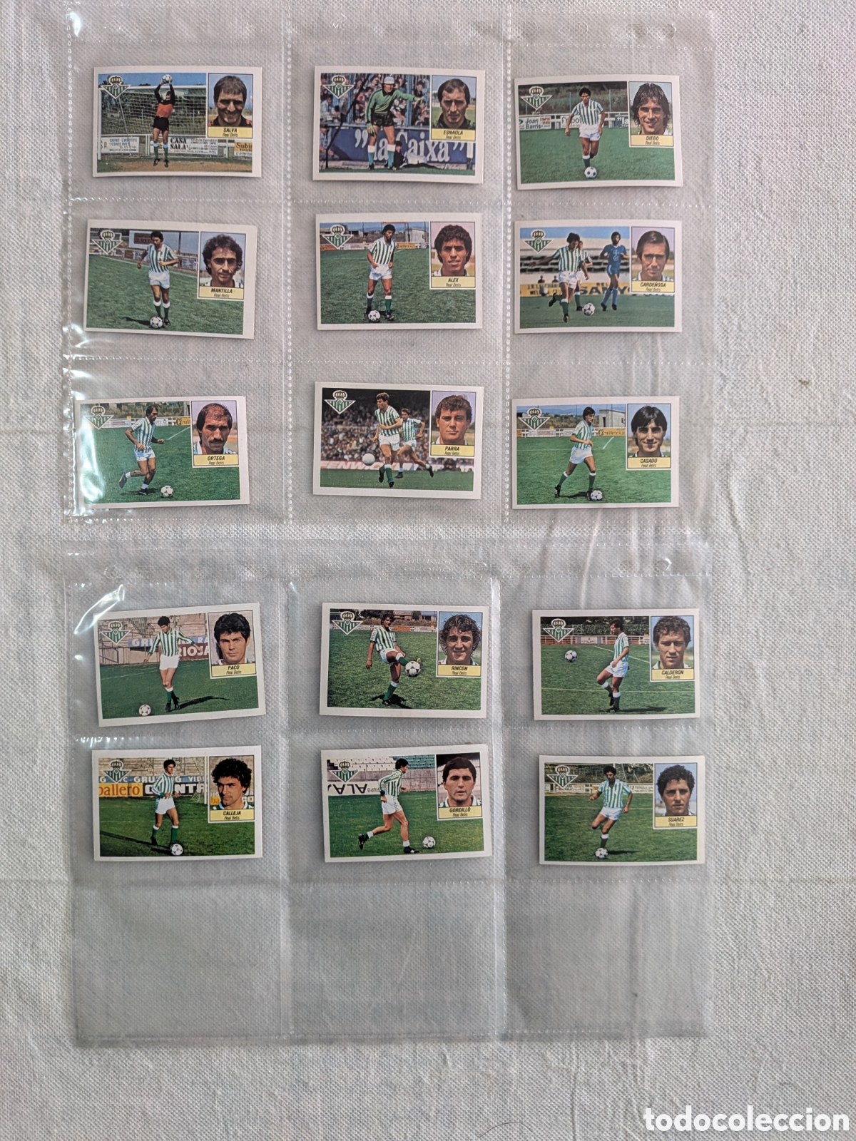 Cromos de Futebol: LOTE DE 15 CROMOS DIFERENTES LIGA 84 85 ESTE. BETIS. EXCELENTE ESTADO