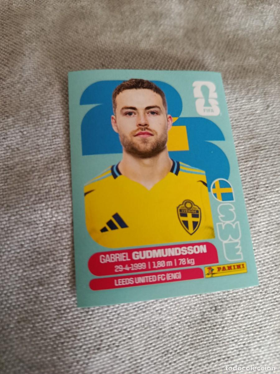 Cartes &agrave; collectionner de Football: Mundial Estados Unidos-Mexico-Canad&aacute; 2026. 4- Gudmundsson. Suecia. Nunca pegado.