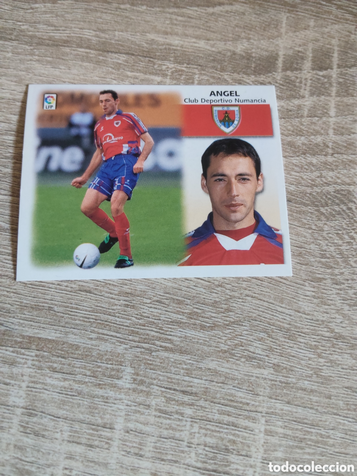 Cromos de f&uacute;tbol: &Aacute;ngel baja Numancia liga 1999 2000 99 00 ediciones este nuevo