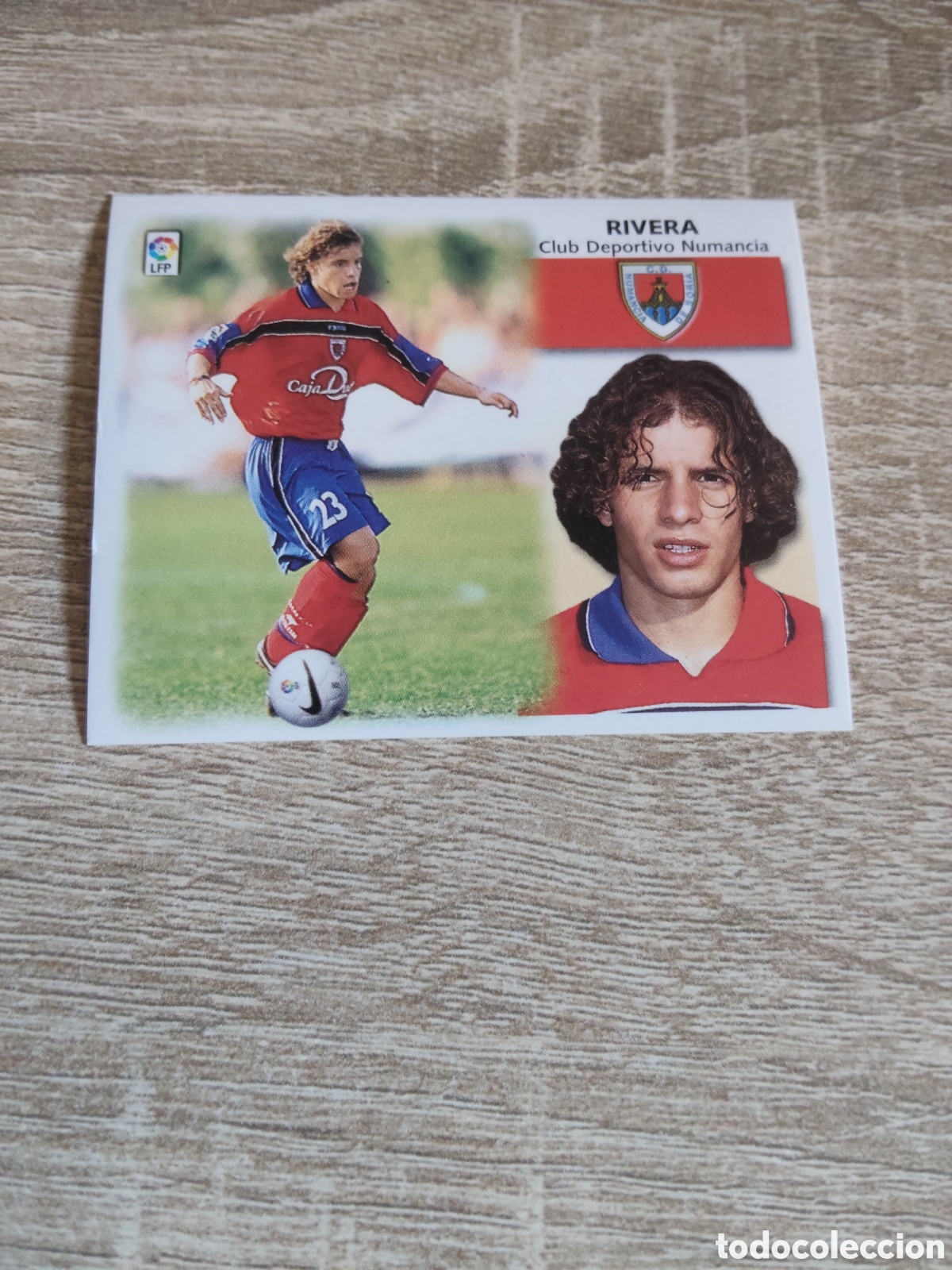 Cromos de f&uacute;tbol: Rivera coloca Numancia liga 1999 2000 99 00 ediciones este nuevo
