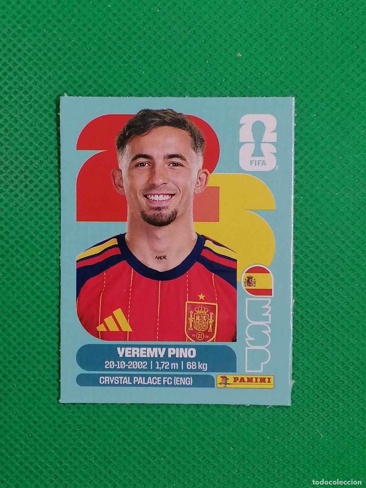 Fu&szlig;ball-Sticker: ESP J 11 ESPJ11 YEREMY PINO ESPA&Ntilde;A ACTUALIZACION JUGON ⚽ PANINI MUNDIAL WORLD CUP 26 2026 STICKER ⚽