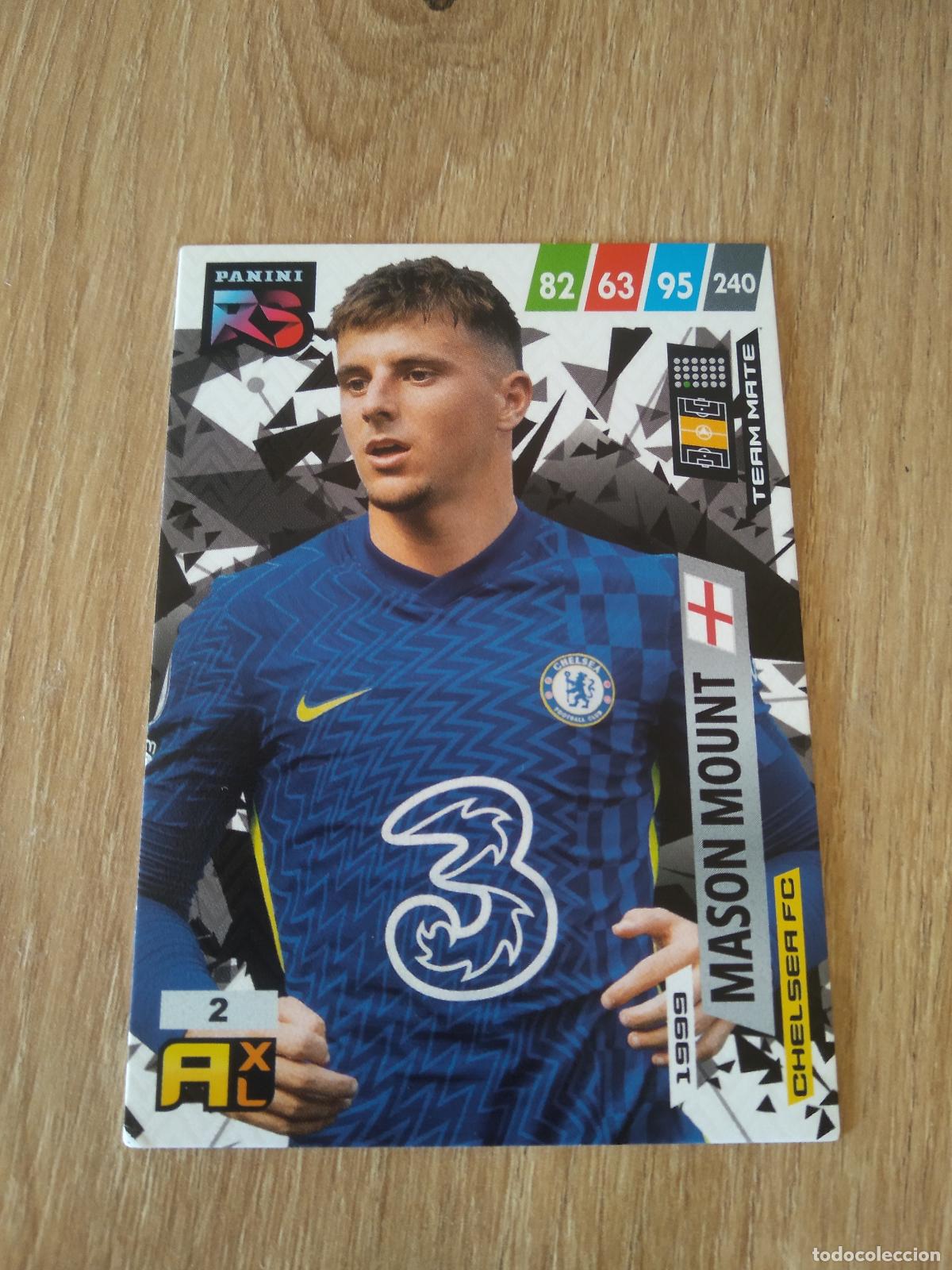 Cromos de f&uacute;tbol: 2 MASON MOUNT CHELSEA CROMO FUTBOL PANINI 21-22 ADRENALYN RISING STARS 2021-2022