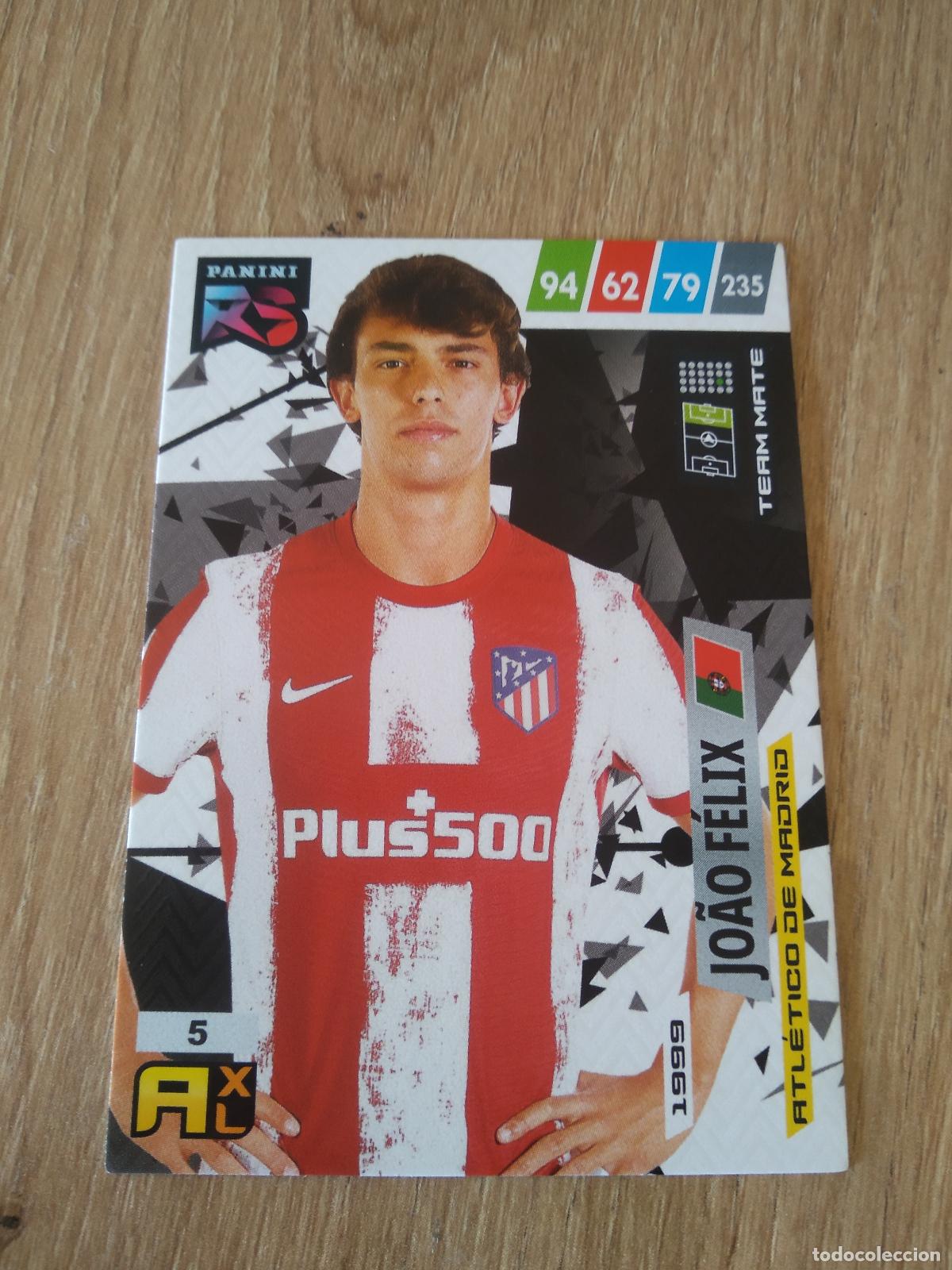 Cromos de Futebol: 5 JOAO FELIX ATLETICO DE MADRID CROMO FUTBOL PANINI 21-22 ADRENALYN RISING STARS 2021-2022