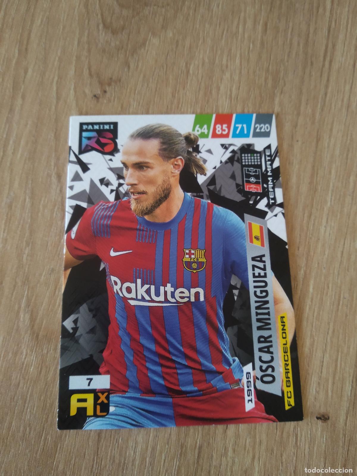 Cromos de f&uacute;tbol: 7 MINGUEZA BARCELONA BAR&Ccedil;A CROMO FUTBOL PANINI 21-22 ADRENALYN RISING STARS 2021-2022