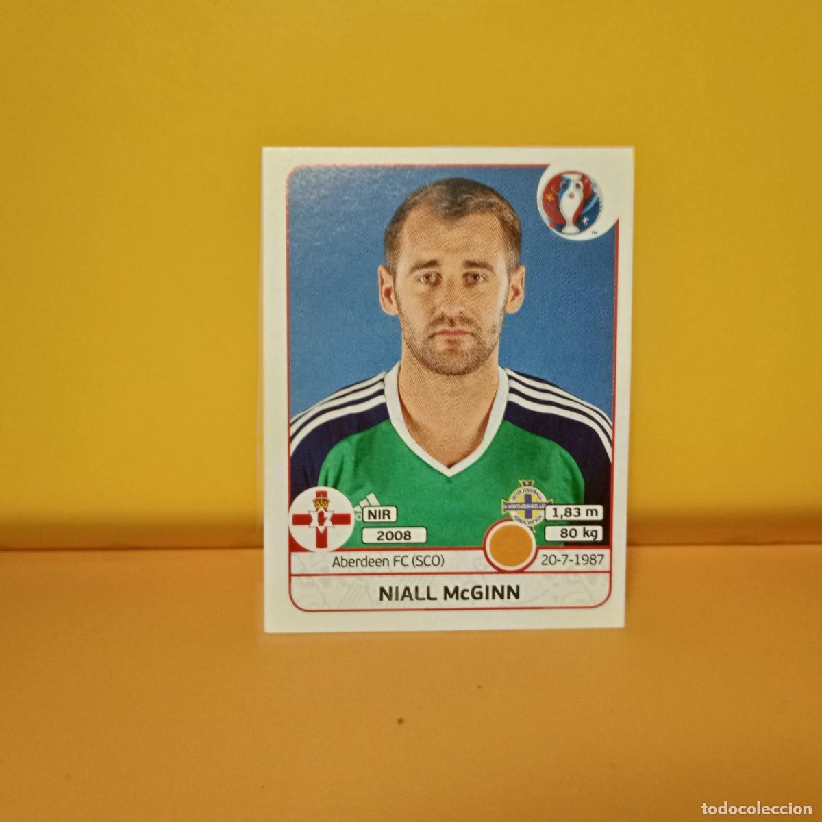 Cromos de f&uacute;tbol: PANINI EURO 2016 FRANCE; EUROCOPA FRANCIA: IRLANDA DEL NORTE MCGINN 336