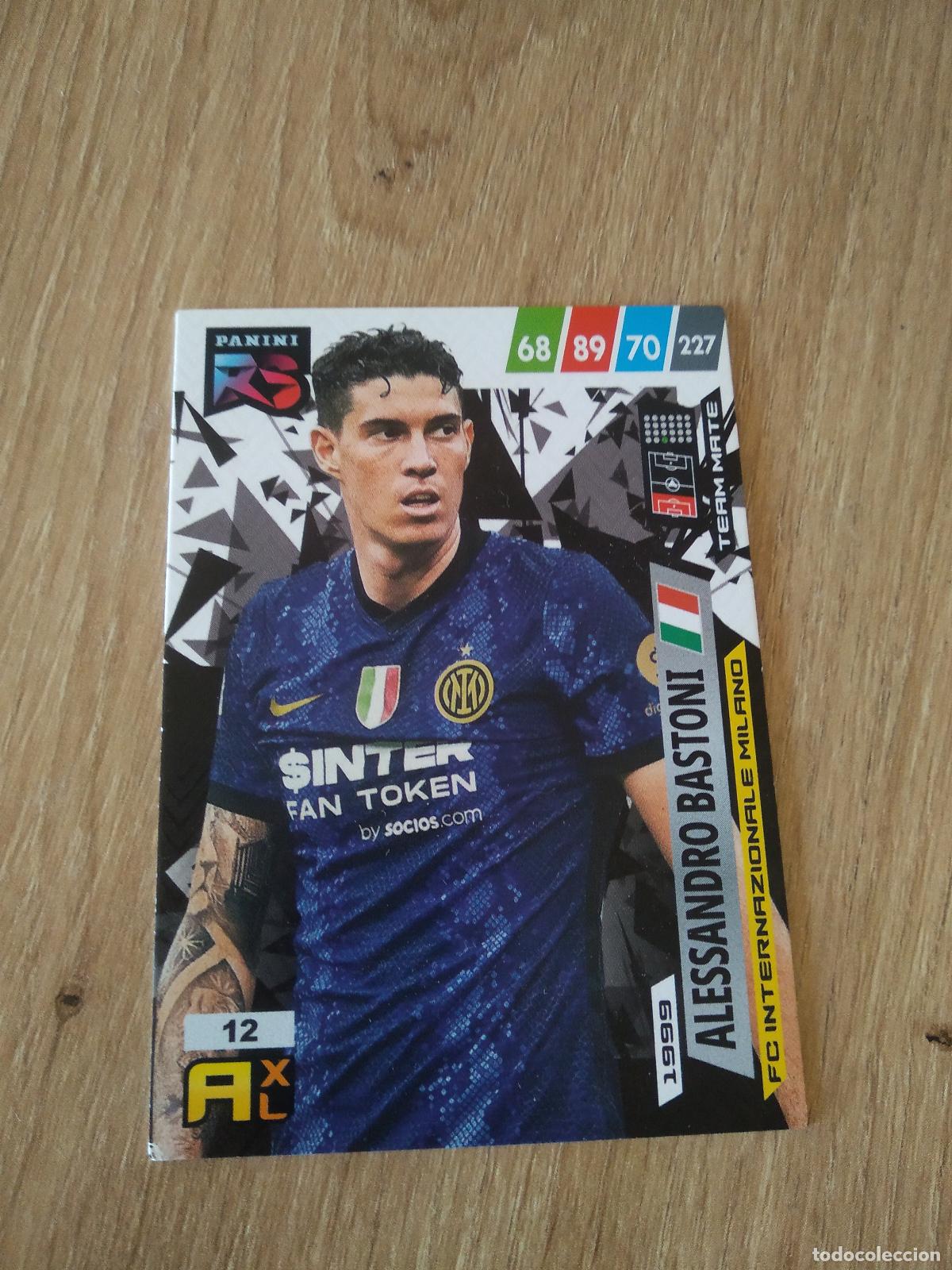 Cromos de f&uacute;tbol: 12 BASTONI INTER MILAN CROMO FUTBOL PANINI 21-22 ADRENALYN RISING STARS 2021-2022