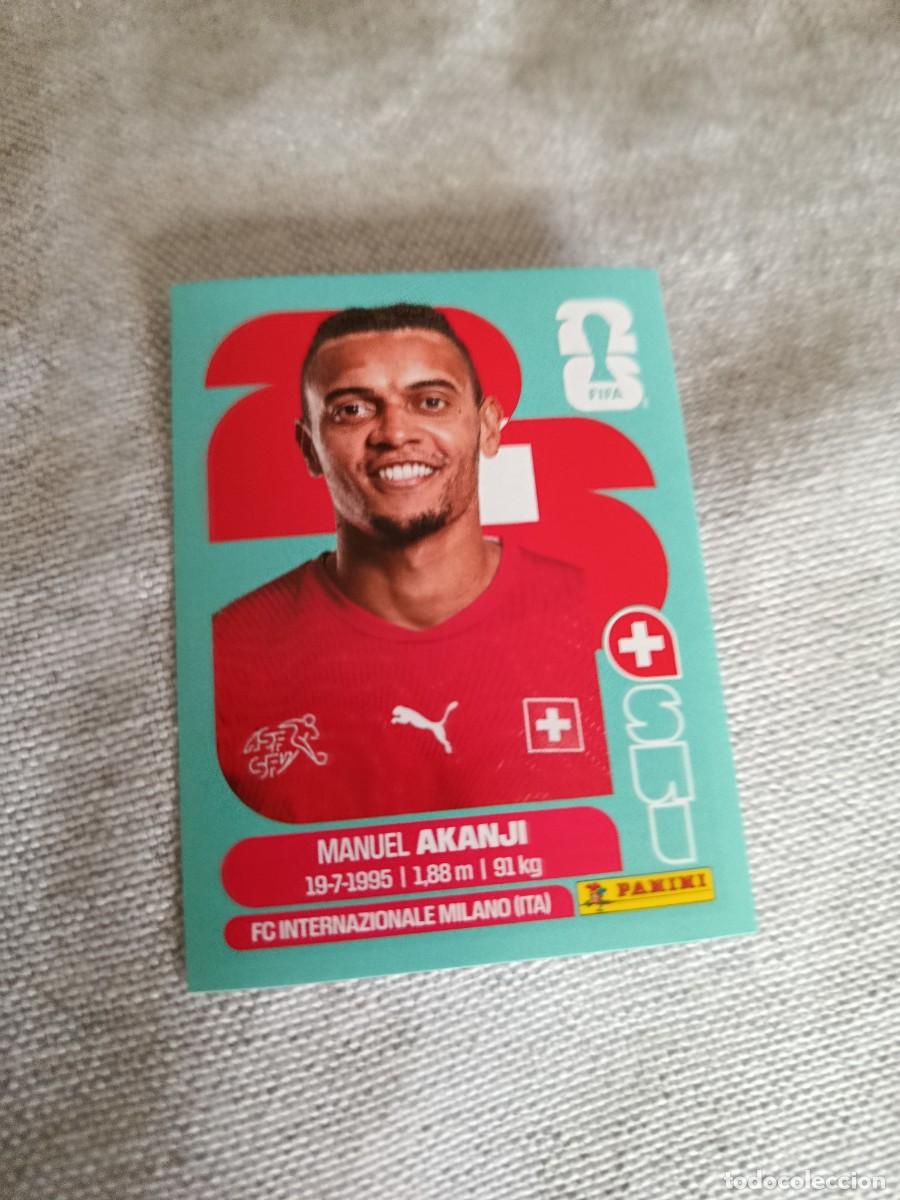 Cromos de f&uacute;tbol: Mundial Estados Unidos-Mexico-Canad&aacute; 2026. 4- Akanji. Suiza. Nunca pegado.