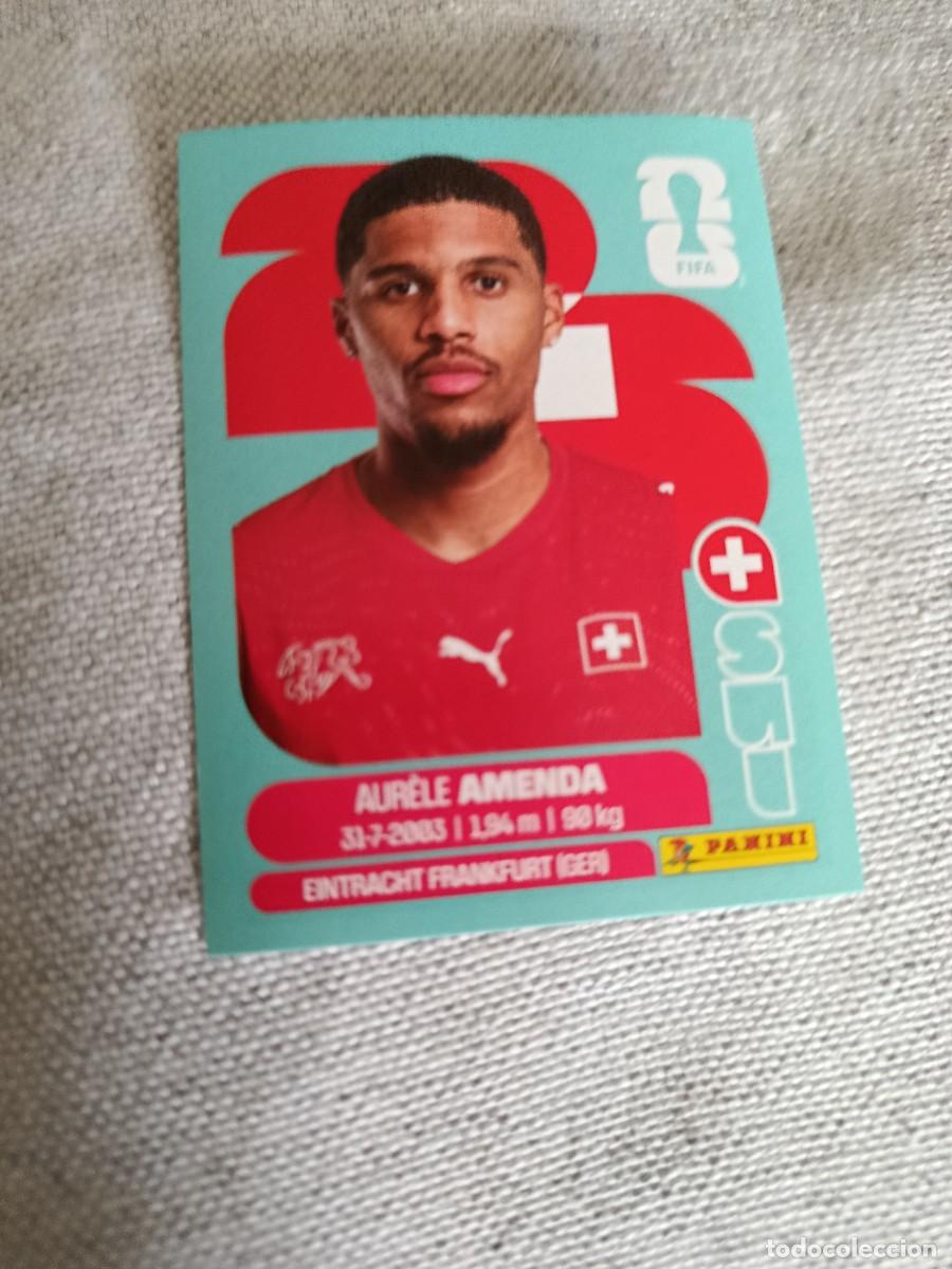 Cromos de f&uacute;tbol: Mundial Estados Unidos-Mexico-Canad&aacute; 2026. 7- Amenda. Suiza. Nunca pegado.