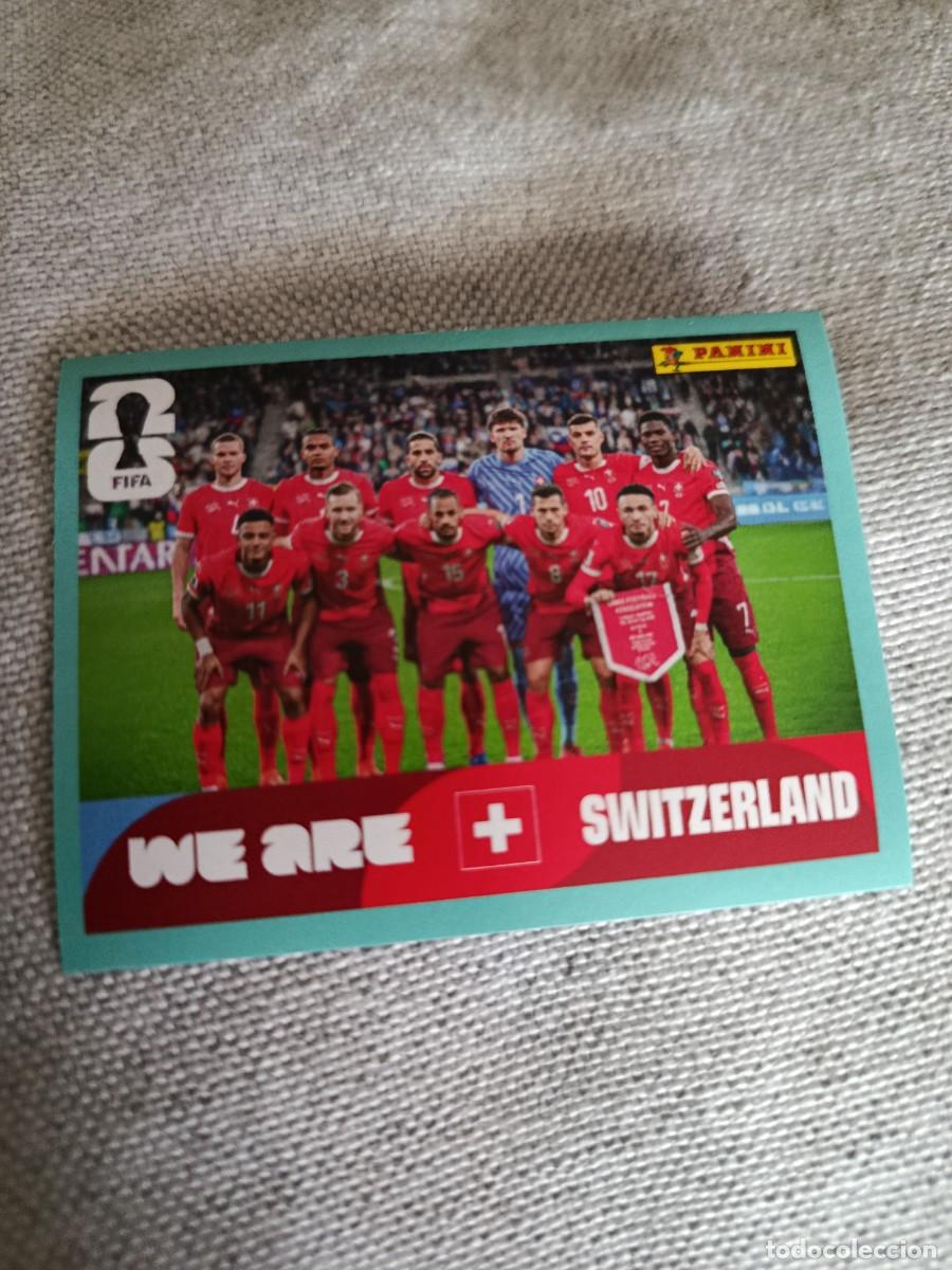 Cromos de Futebol: Mundial Estados Unidos-Mexico-Canad&aacute; 2026. 13- Alineaci&oacute;n. Suiza. Nunca pegado.
