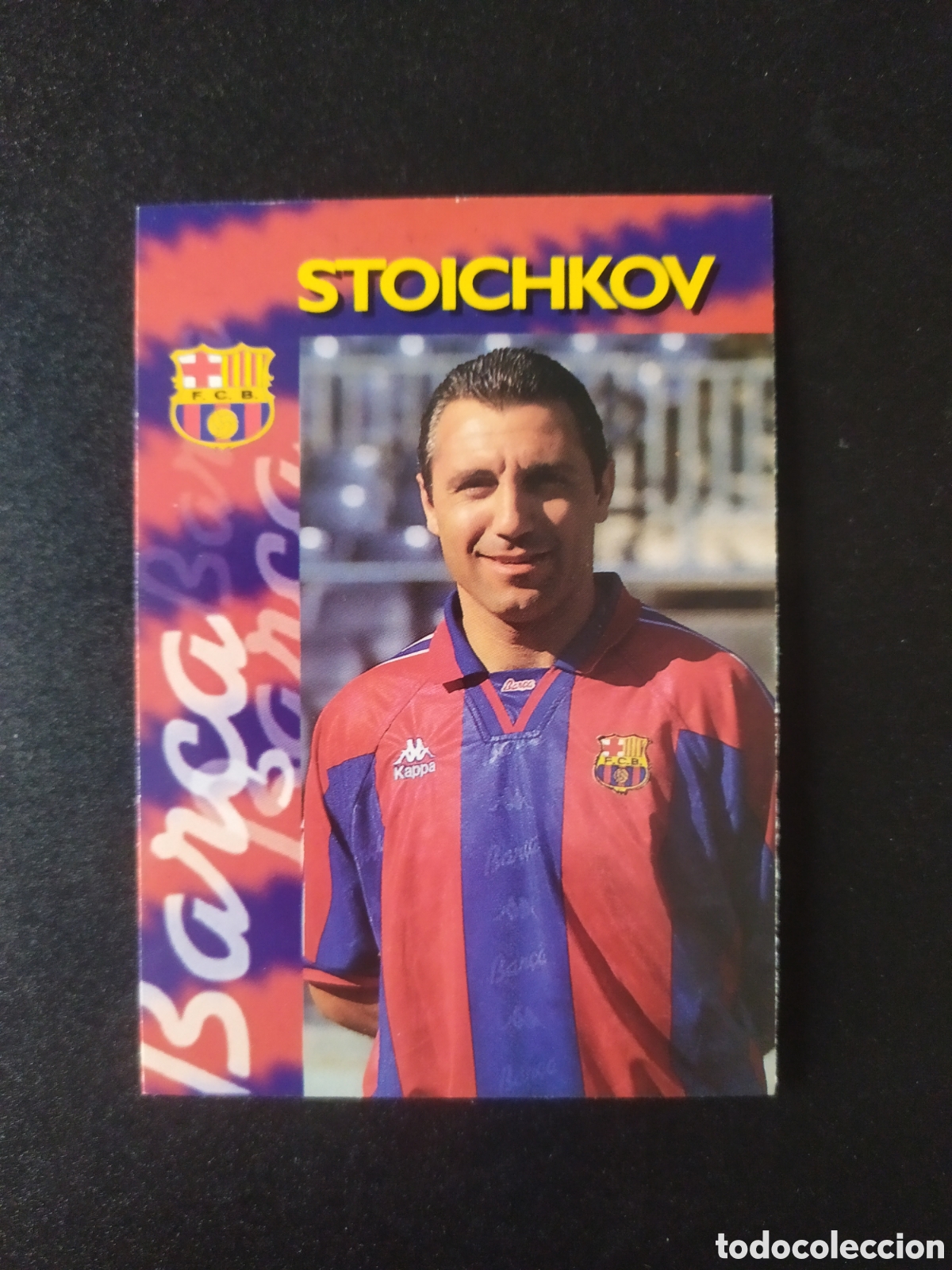 Cromos de f&uacute;tbol: Colecci&oacute;n oficial FC Barcelona 1996 1997 96 97 panini Stoichkov n&ordm; 19