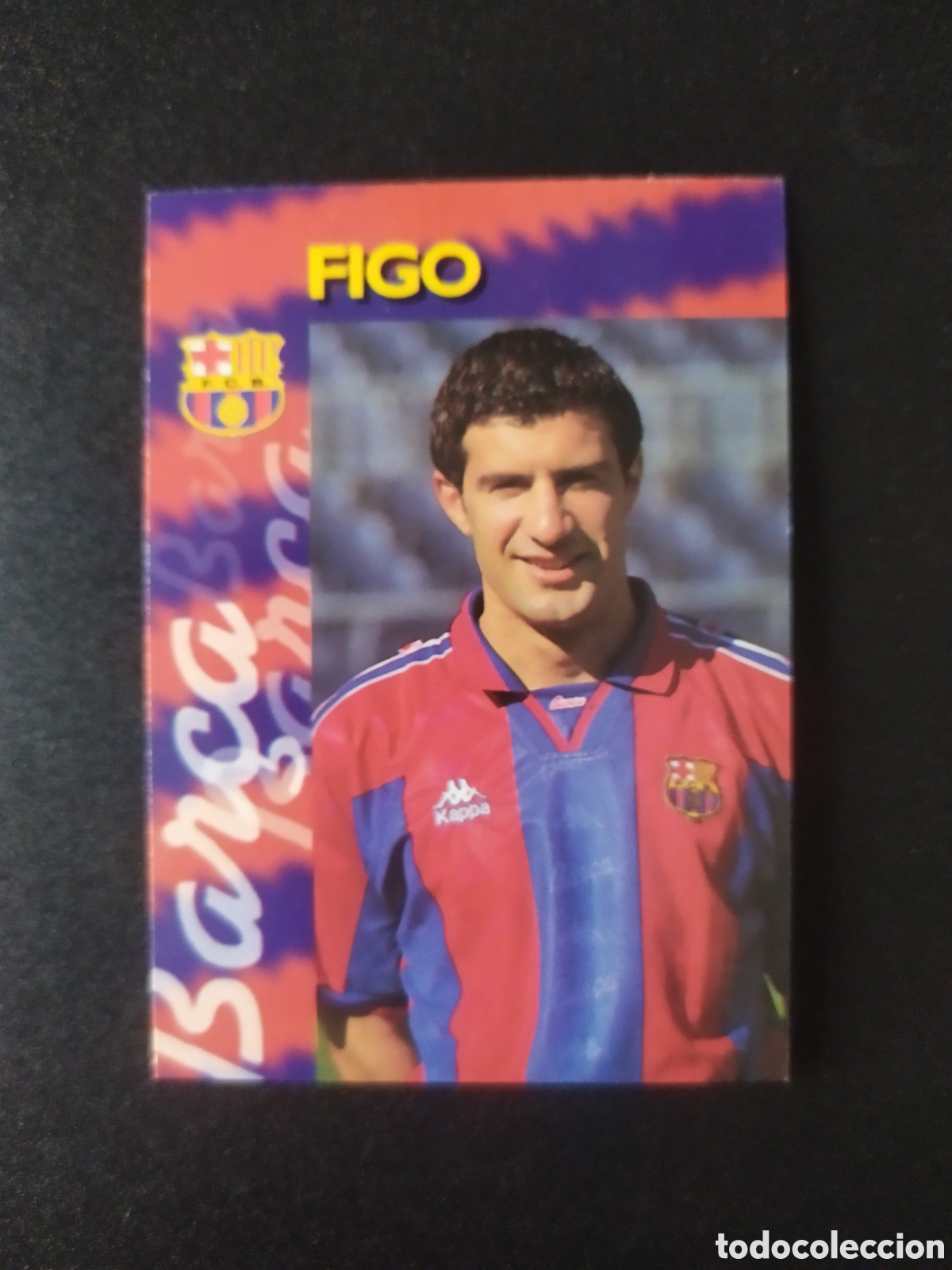 Cromos de f&uacute;tbol: Colecci&oacute;n oficial FC Barcelona 1996 1997 96 97 panini Figo n&ordm; 18