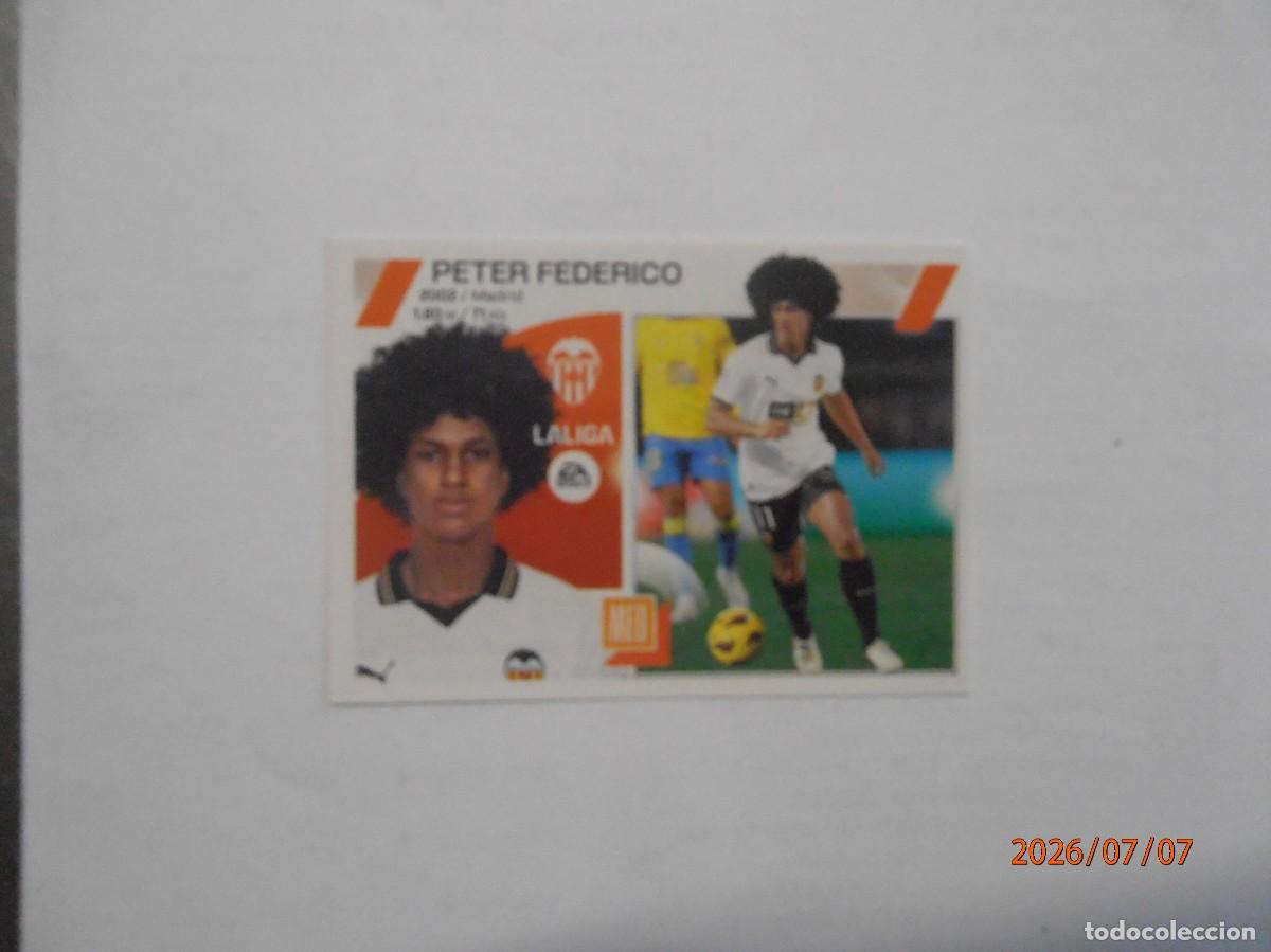 Cromos de f&uacute;tbol: Peter Federico - Valencia - Este 2023/24 Mercado de invierno