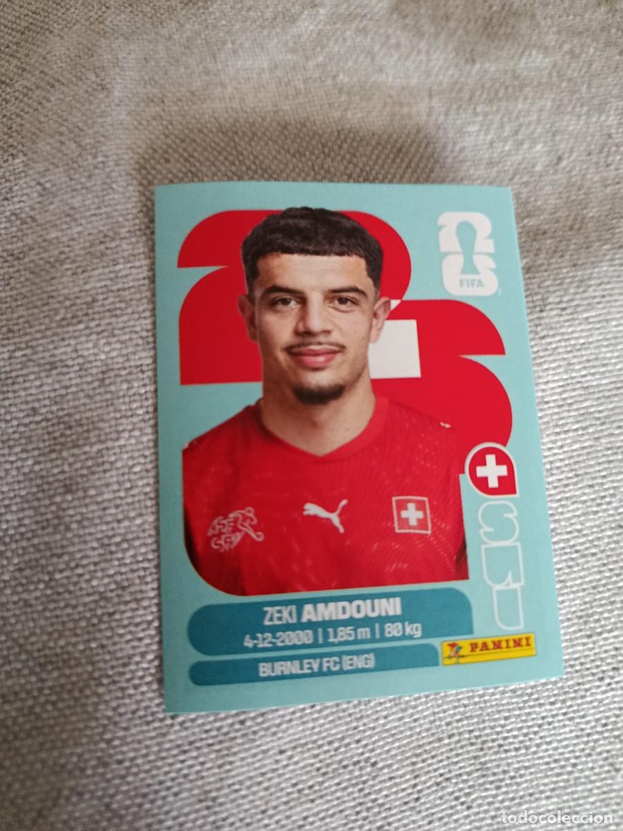 Cromos de f&uacute;tbol: Mundial Estados Unidos-Mexico-Canad&aacute; 2026. 20- Amdouni. Suiza. Nunca pegado.