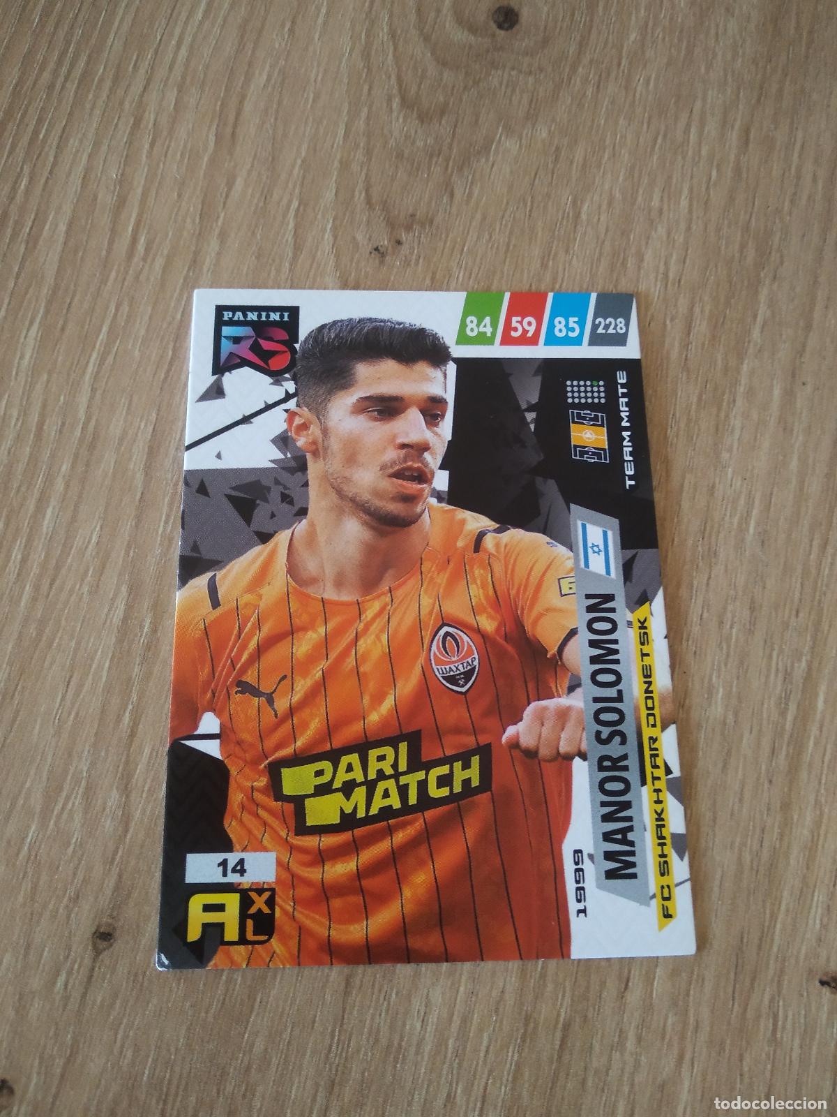 Cromos de f&uacute;tbol: 14 MANOR SOLOMON SHAKHTAR DONETSK CROMO FUTBOL PANINI 21-22 ADRENALYN RISING STARS 2021-2022
