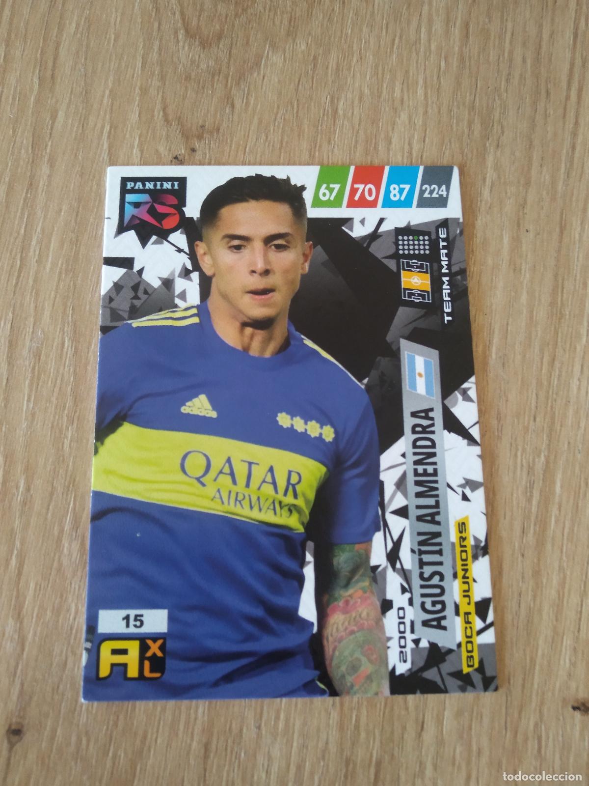 Cromos de f&uacute;tbol: 15 AGUSTIN ALMENDRA BOCA JUNIORS CROMO FUTBOL PANINI 21-22 ADRENALYN RISING STARS 2021-2022