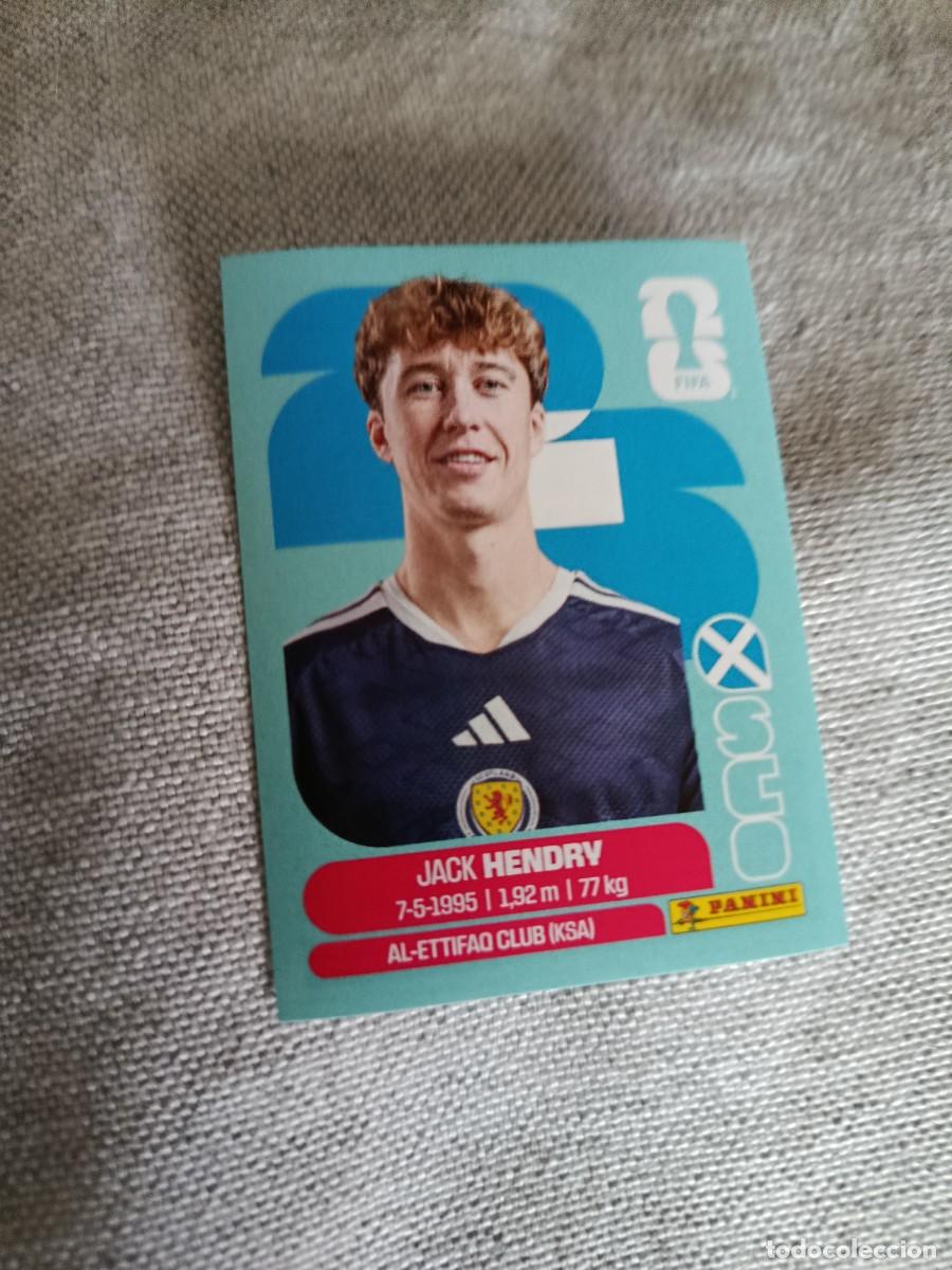 Cromos de f&uacute;tbol: Mundial Estados Unidos-Mexico-Canad&aacute; 2026. 3- Hendry. Escocia. Nunca pegado.