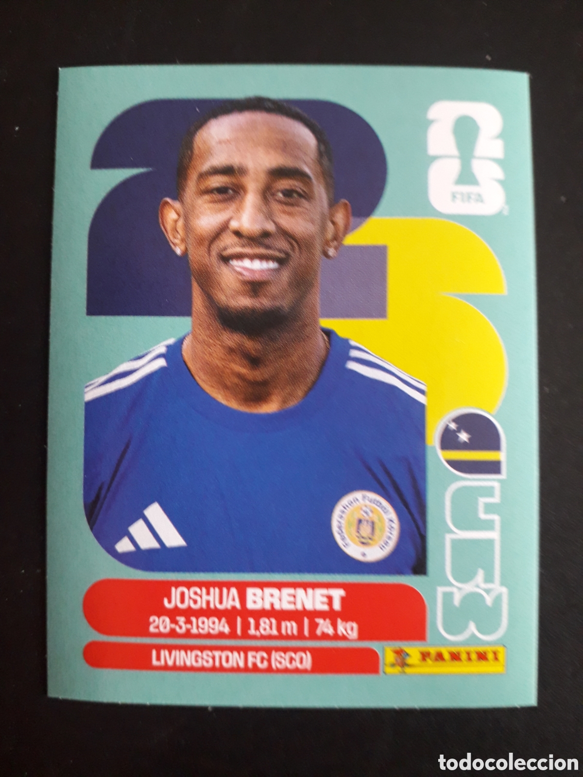 Cromos de f&uacute;tbol: BRENET CURA&Ccedil;AO CUW 6 MUNDIAL F&Uacute;TBOL 2026 FIFA WORLD CUP PANINI SIN PEGAR PEDIDO M&Iacute;NIMO 3&euro;