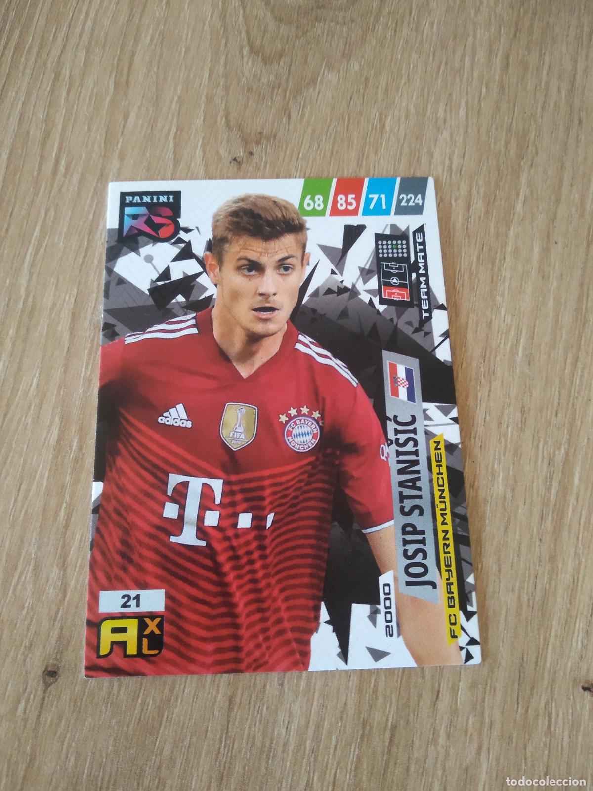Cromos de f&uacute;tbol: 21 JOSIP STANISIC BAYERN MUNICH CROMO FUTBOL PANINI 21-22 ADRENALYN RISING STARS 2021-2022