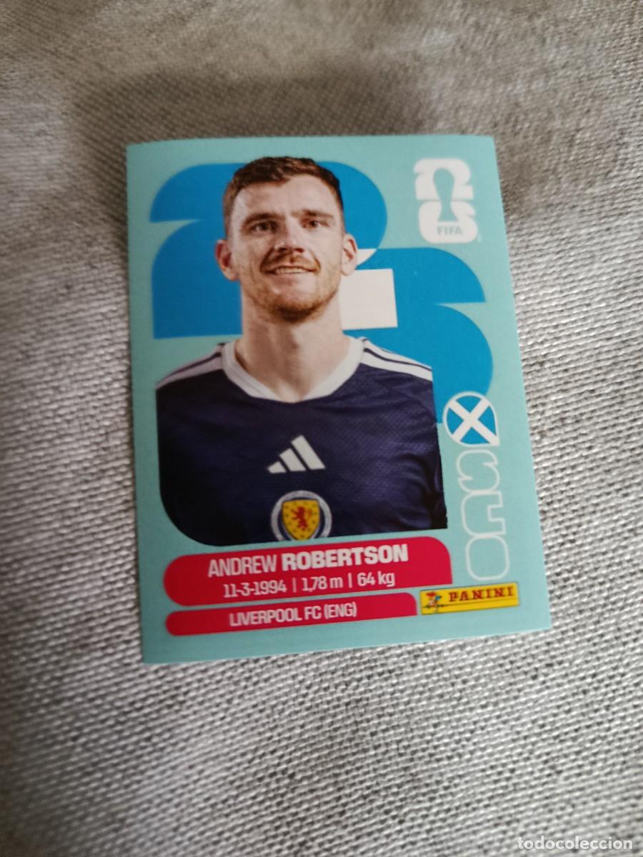 Cromos de f&uacute;tbol: Mundial Estados Unidos-Mexico-Canad&aacute; 2026. 6- Robertson. Escocia. Nunca pegado.