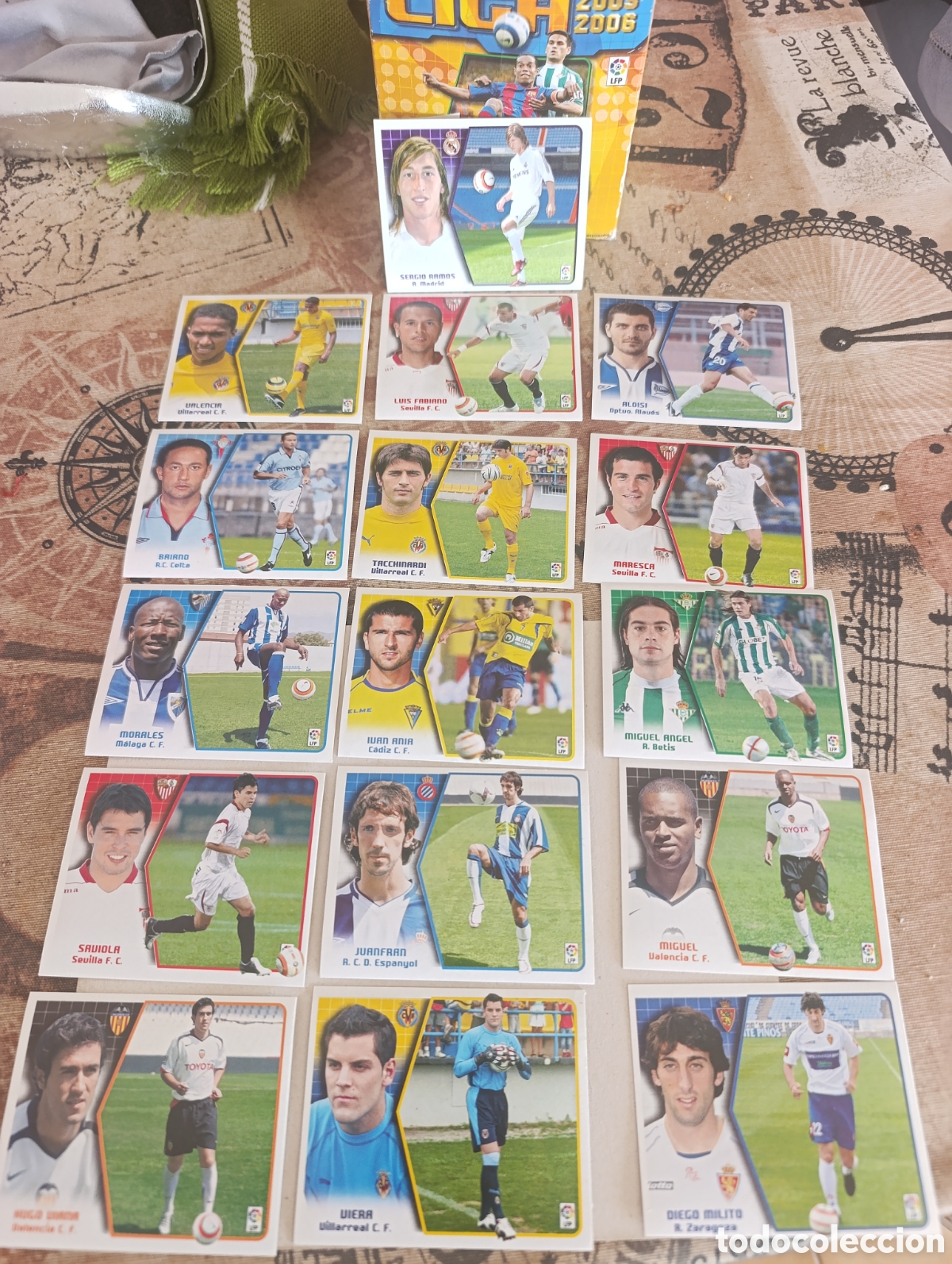 Cromos de f&uacute;tbol: 16 Cards Liga Este 2005-06 &Uacute;ltimos Fichajes