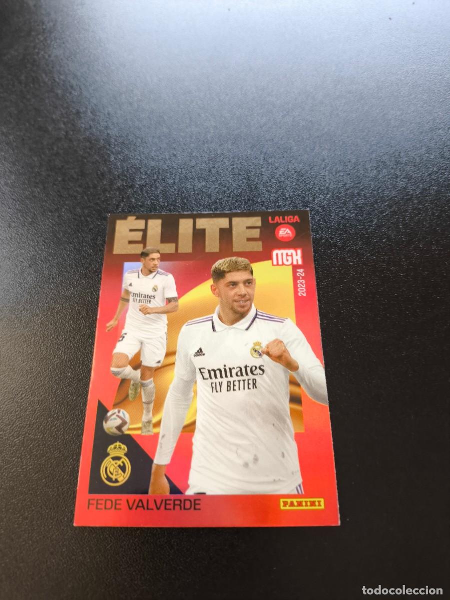 Cromos de f&uacute;tbol: 3 Fede Valverde REAL MADRID ELITE PANINI LIGA MEGACRACKS MGK 2023 2024 23 24 NO ESTE