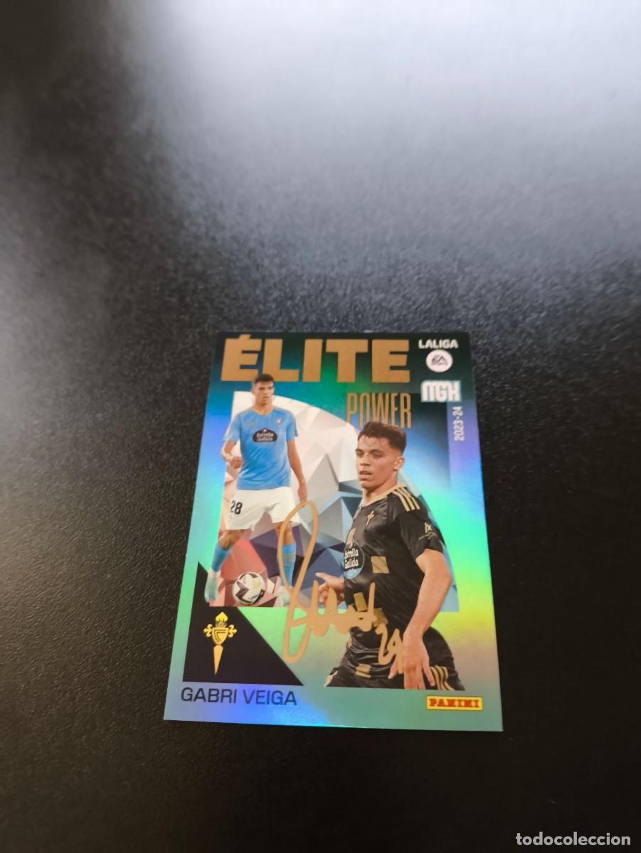 Cromos de f&uacute;tbol: 4 Gabri Veiga CELTA ELITE POWER PANINI LIGA MEGACRACKS MGK 2023 2024 23 24 NO ESTE