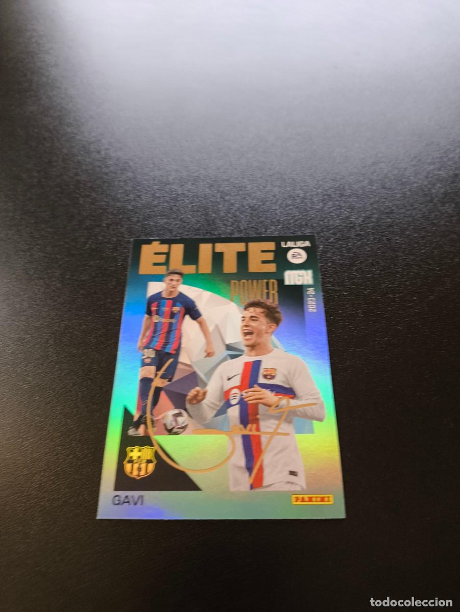 Cromos de f&uacute;tbol: 5 Gavi BARCELONA ELITE POWER PANINI LIGA MEGACRACKS MGK 2023 2024 23 24 NO ESTE