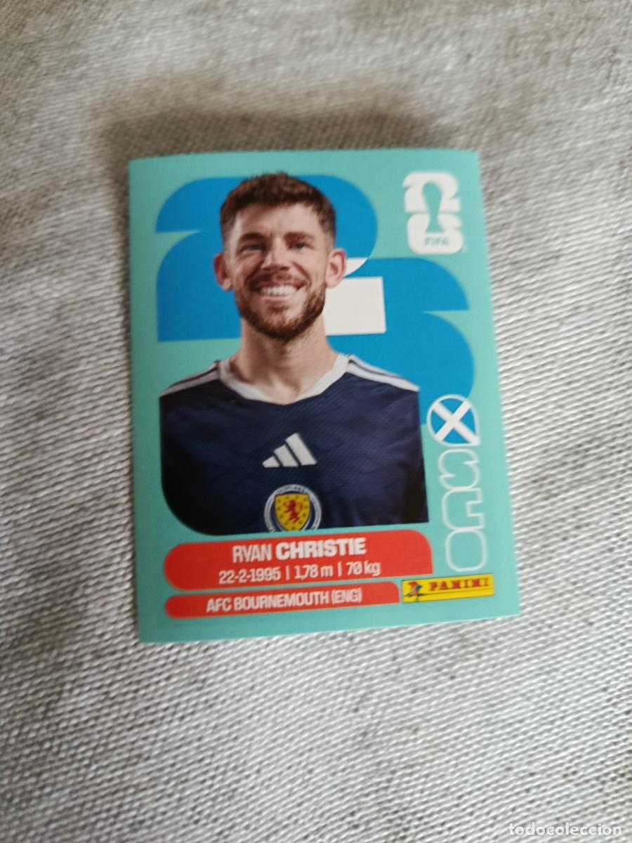 Cromos de f&uacute;tbol: Mundial Estados Unidos-Mexico-Canad&aacute; 2026. 15- Christie. Escocia. Nunca pegado.