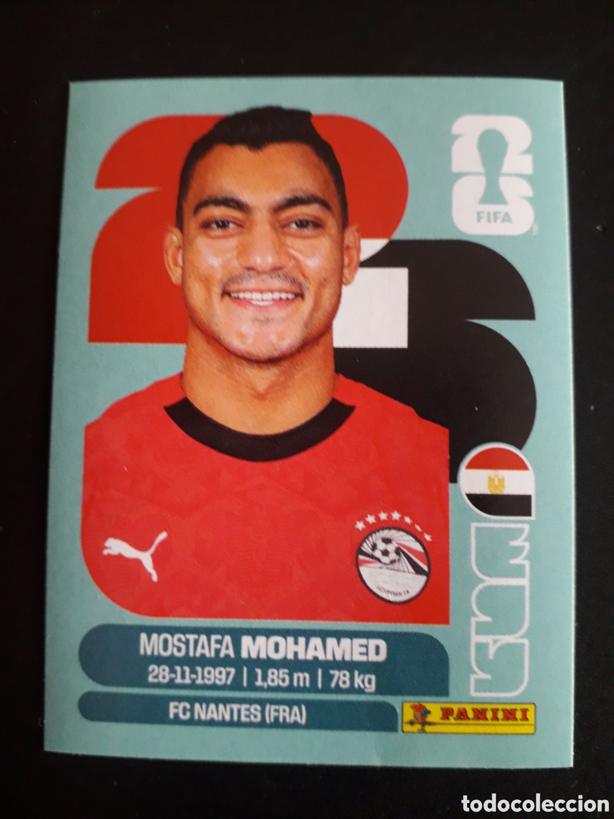 Cromos de f&uacute;tbol: MOHAMED EGIPTO EGY 18 MUNDIAL F&Uacute;TBOL 2026 FIFA WORLD CUP PANINI SIN PEGAR PEDIDO M&Iacute;NIMO 3&euro;