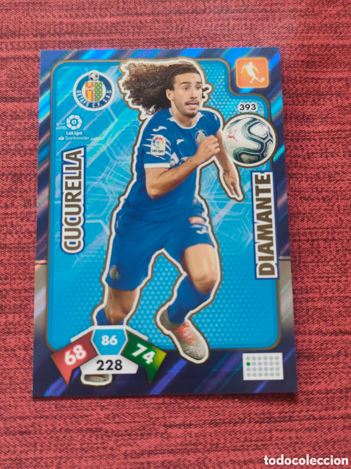 Cromos de f&uacute;tbol: DIAMANTE 393 CUCURELLA GETAFE ADRENALYN XL 2019 2020