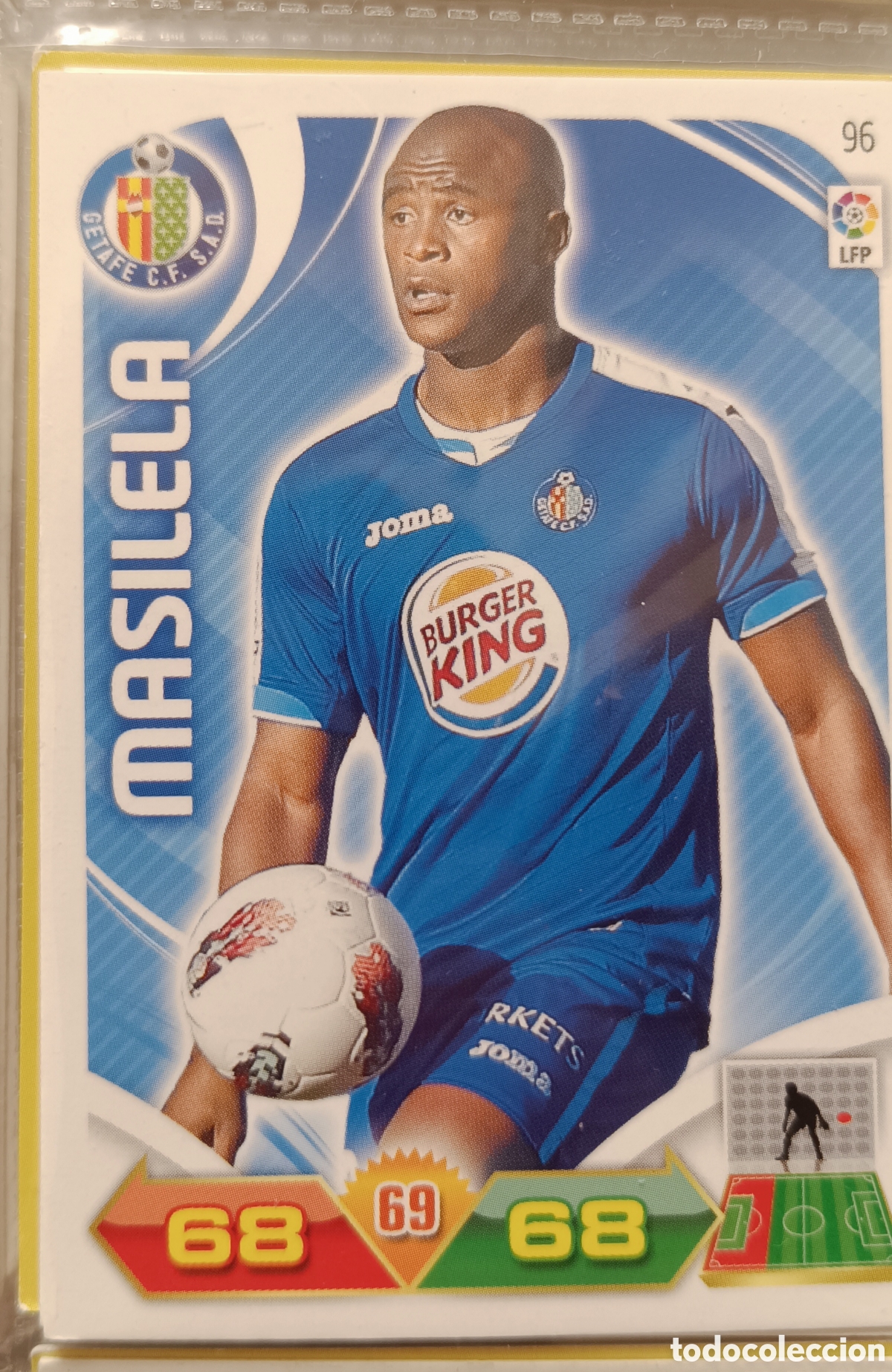 Cromos de f&uacute;tbol: 96 Masilela adrenalyn 11/12