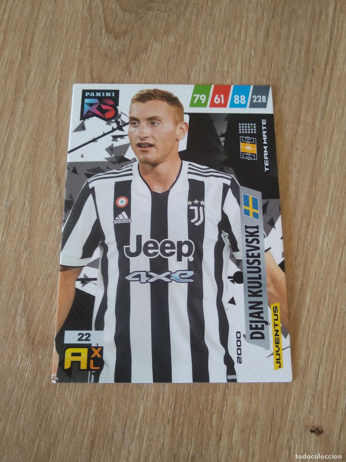 Cromos de f&uacute;tbol: 22 KULUSEVSKI JUVENTUS TURIN CROMO FUTBOL PANINI 21-22 ADRENALYN RISING STARS 2021-2022