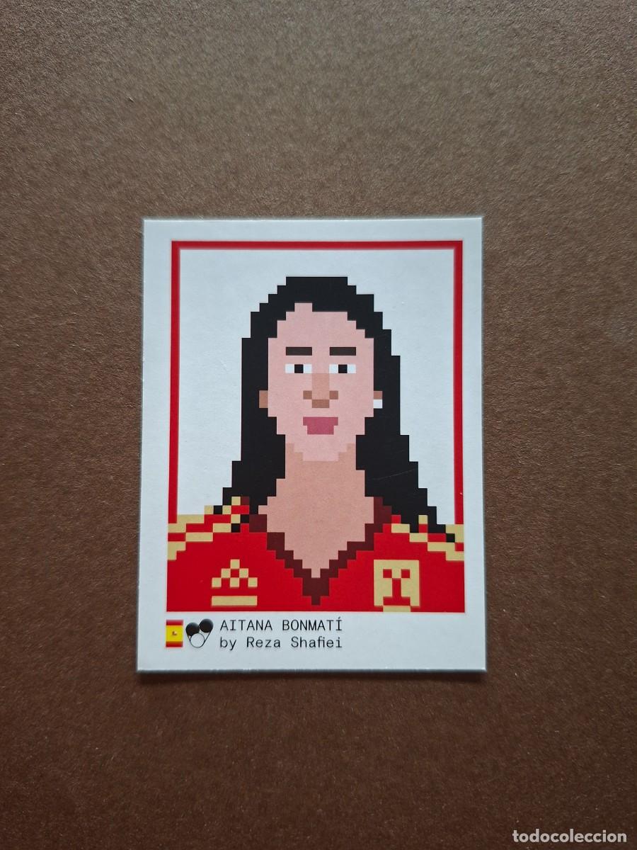 Cromos de f&uacute;tbol: 124 AITANA BONMATI DISE&Ntilde;O BY REZA SHAFLEI ESPA&Ntilde;A TSCHUTTI TSCHUTTIHEFTLI WOMEN'S EUROCOPA EURO 2022